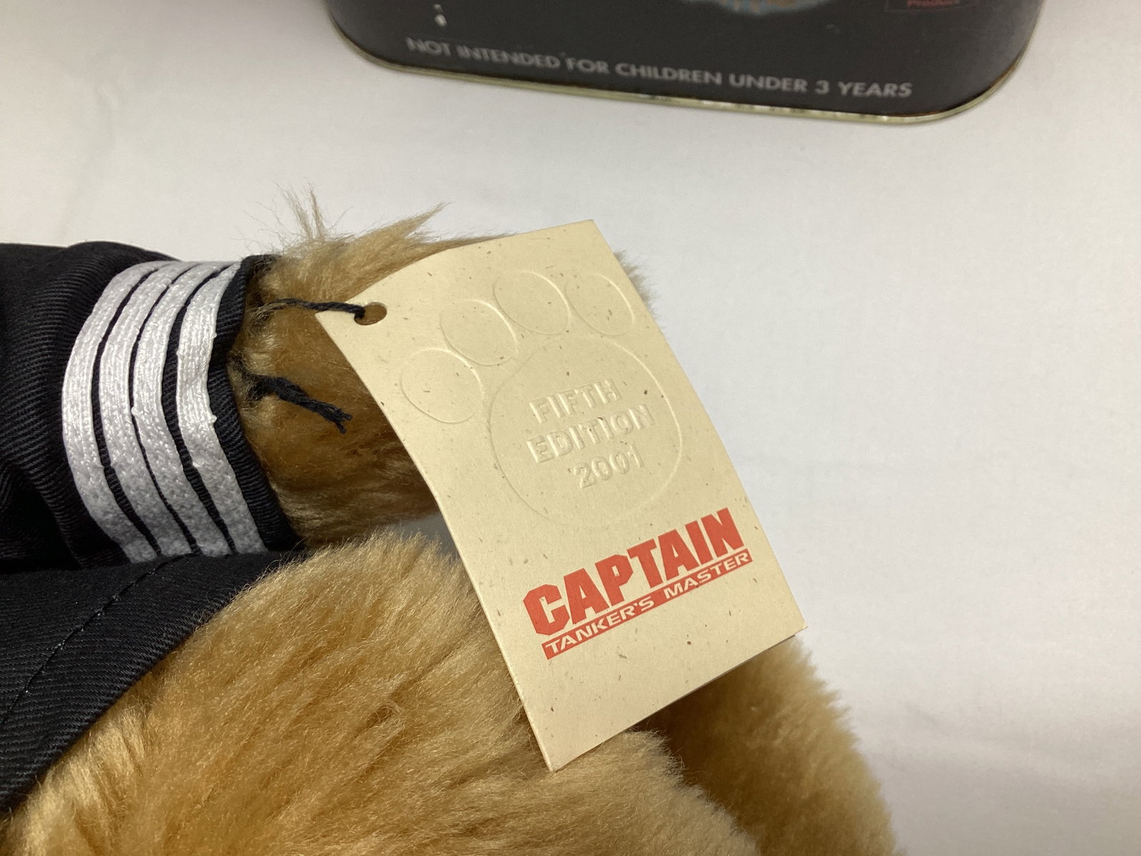 Texaco Captain Tankers Master Teddy Bear with Coin Bank Tin - 8