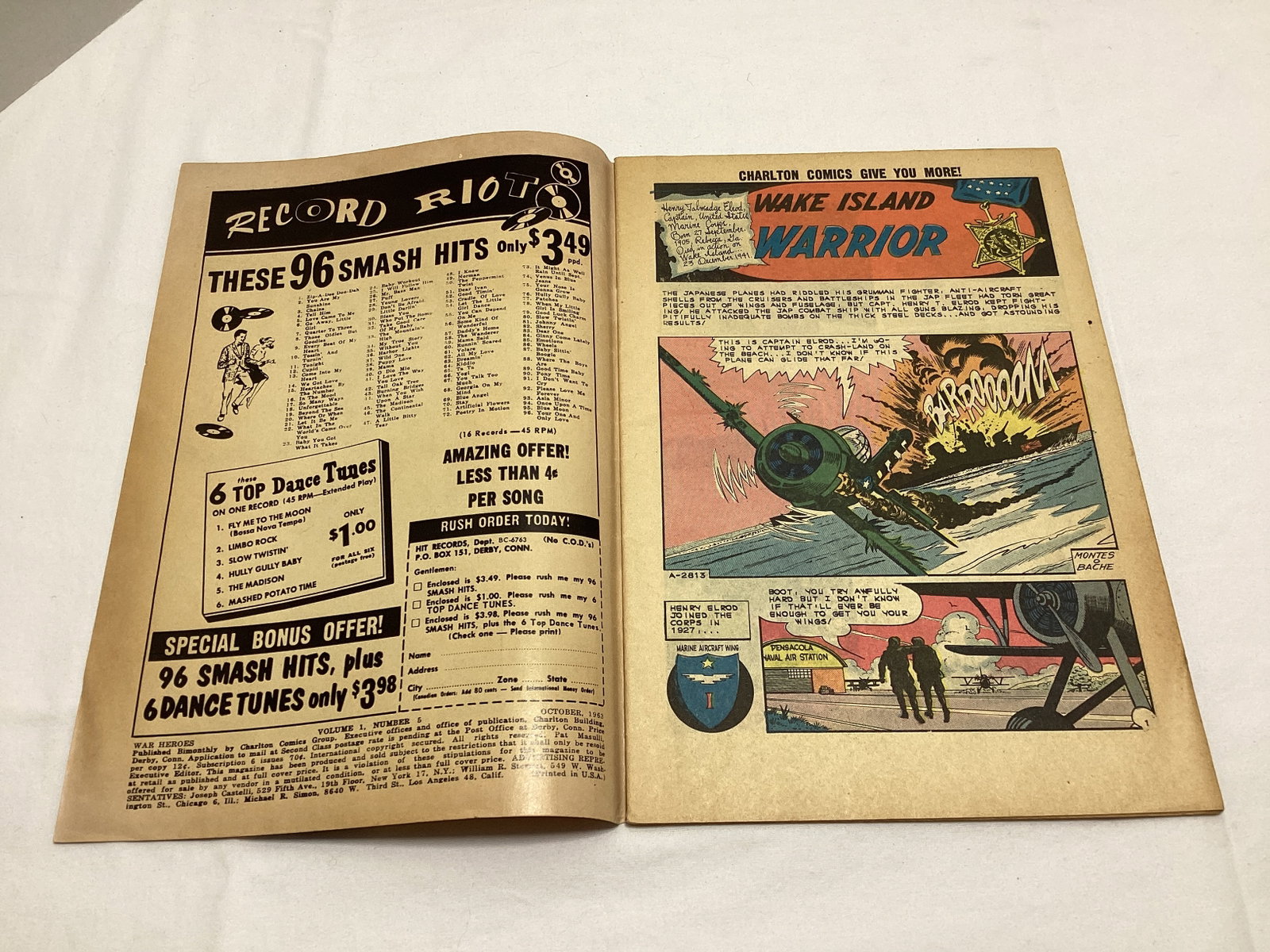 War Heroes 5 Charlton Comic Book - 6