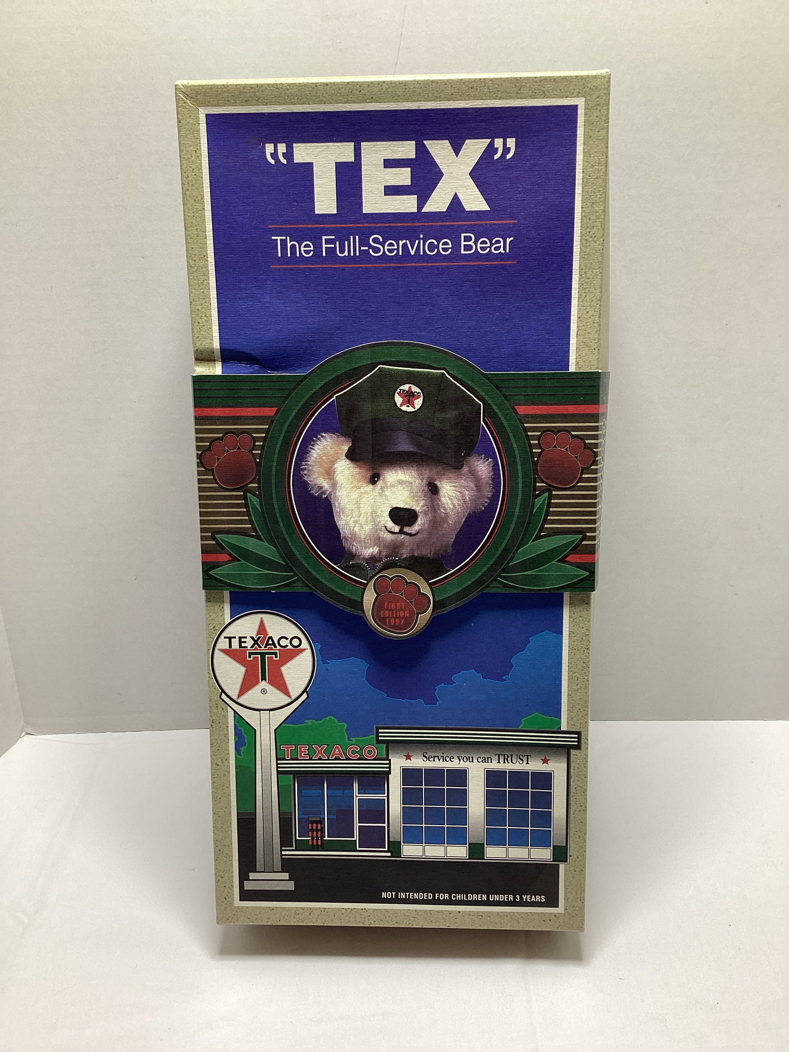 Texaco Tex Full Service Teddy Bear: .