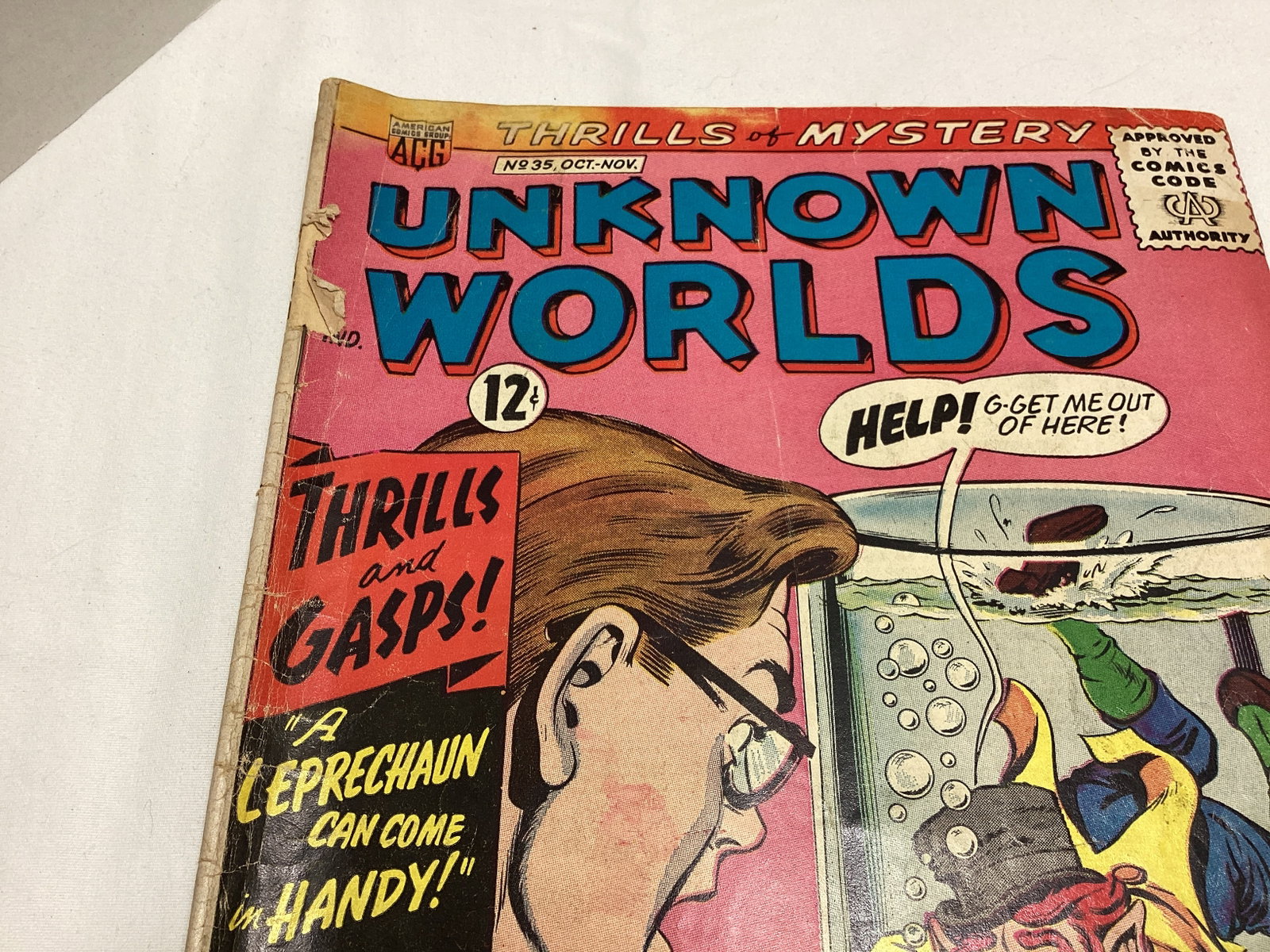 Unknown Worlds 35 ACG Comic Book - 2