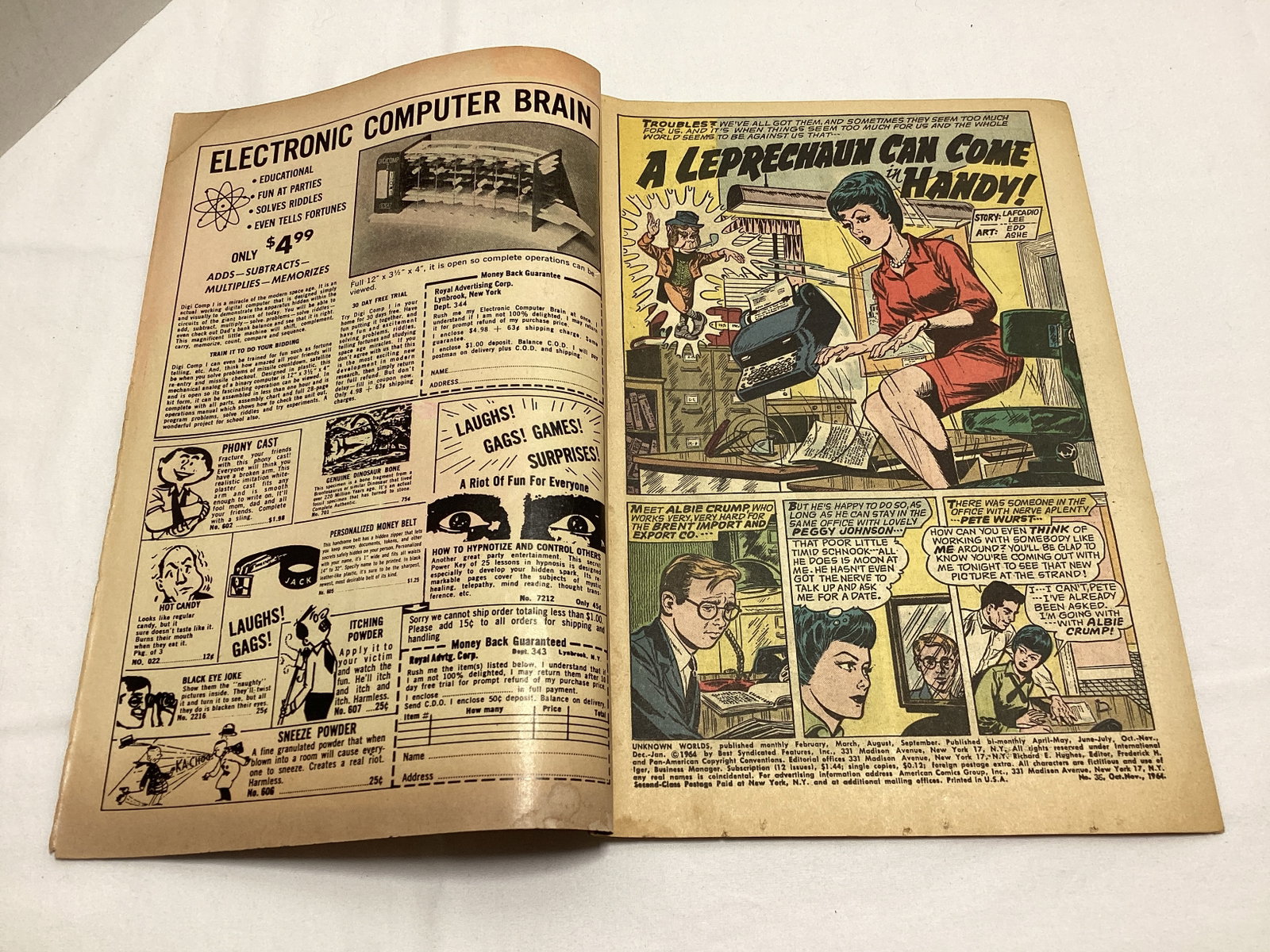 Unknown Worlds 35 ACG Comic Book - 6