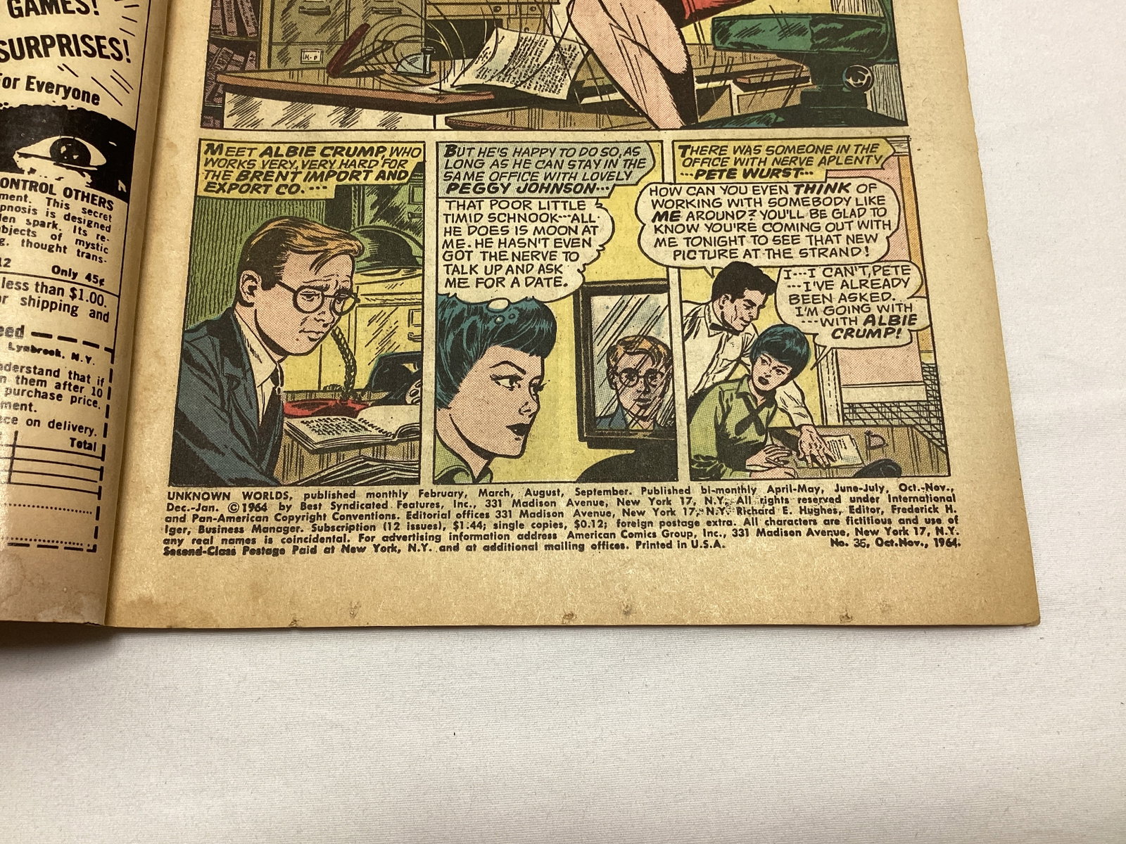 Unknown Worlds 35 ACG Comic Book - 7