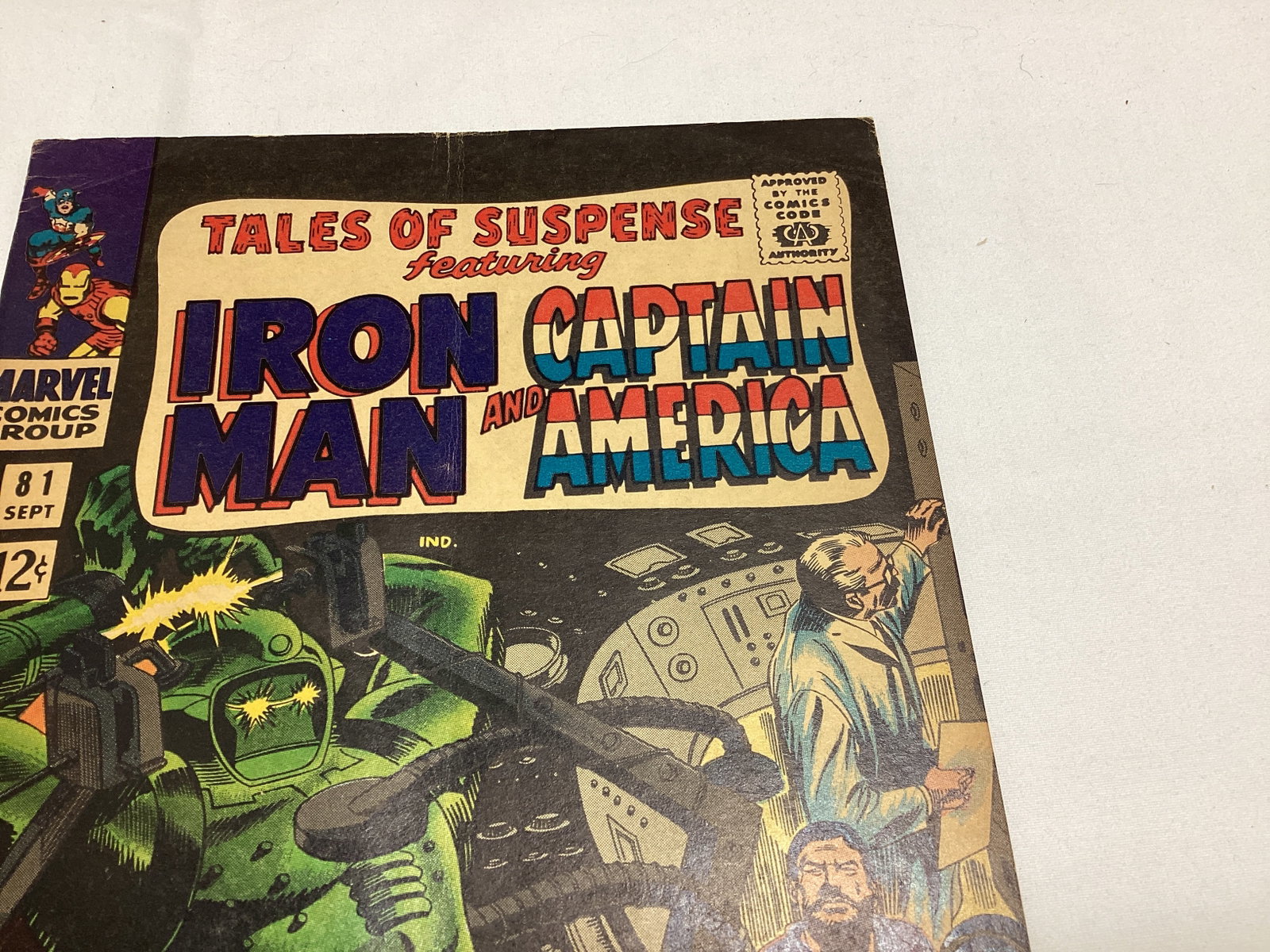 Tales of Suspense 81 Marvel Captain America Iron Man Comic Book - 3