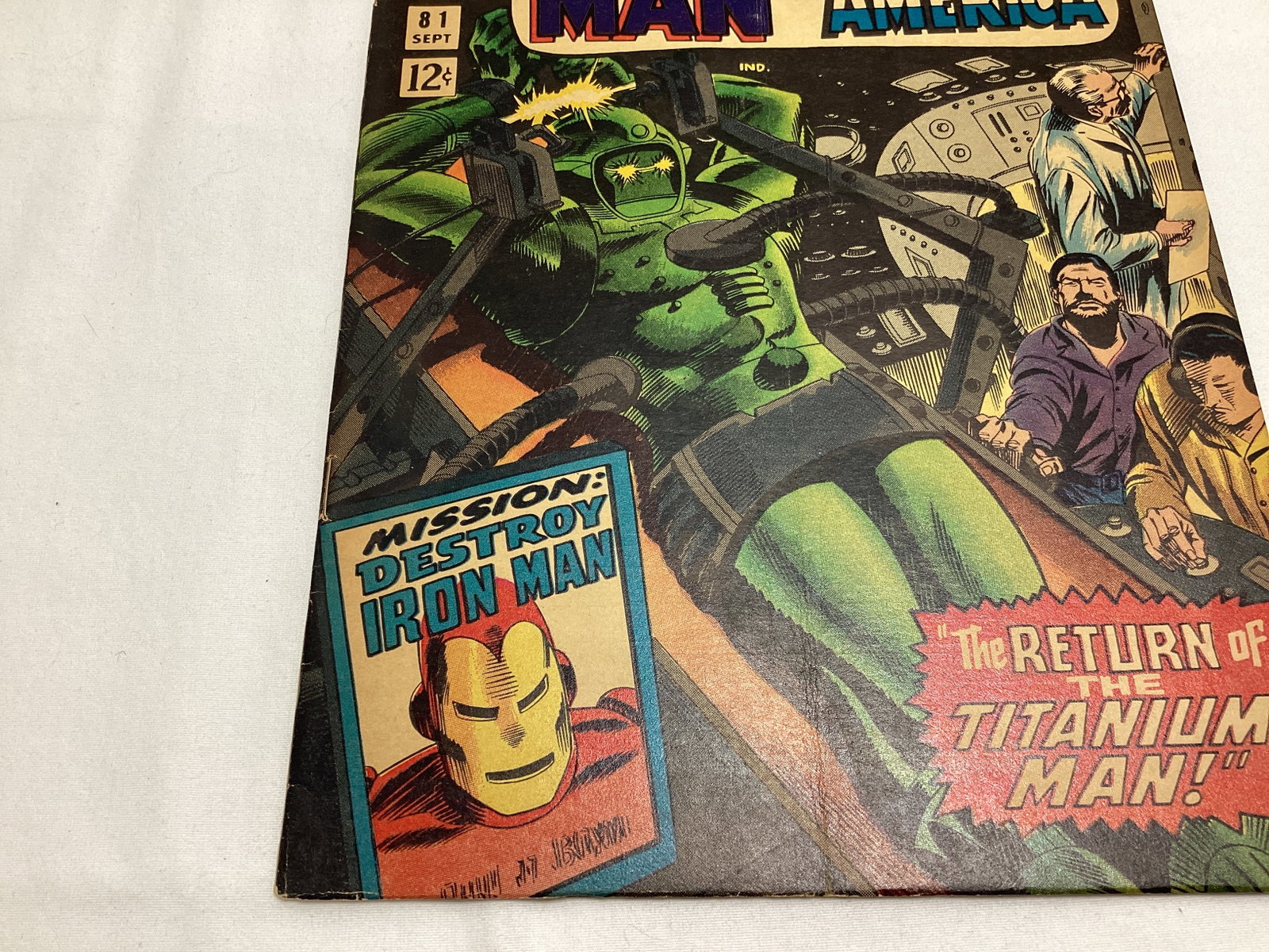 Tales of Suspense 81 Marvel Captain America Iron Man Comic Book - 4