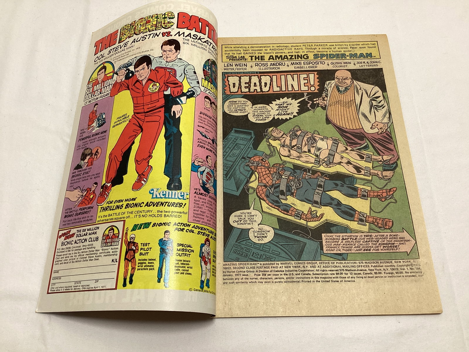 The Amazing Spider-Man 164 Marvel Comic Book - 6