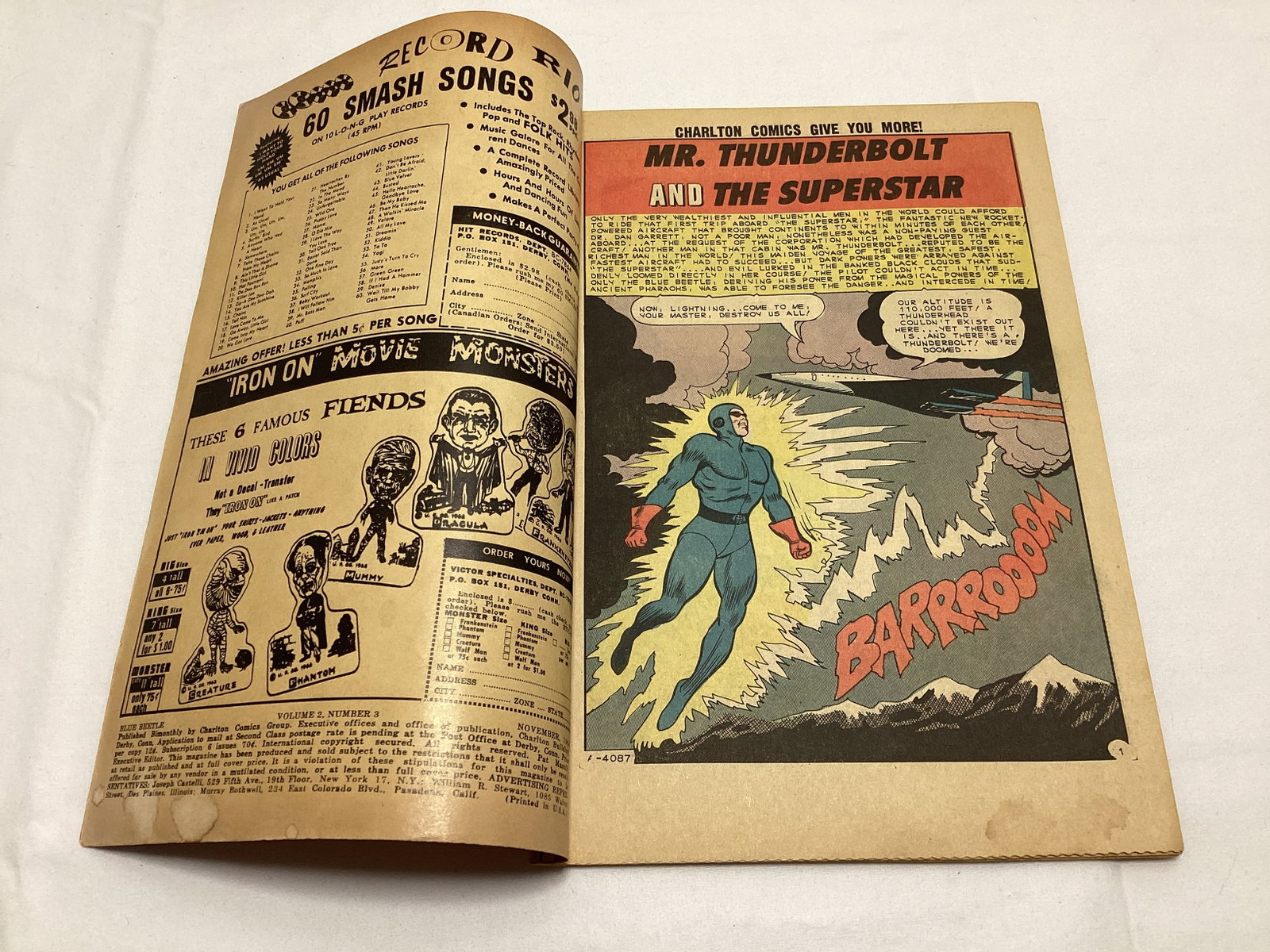 Blue Beetle 3 Charlton Comic Book - 6