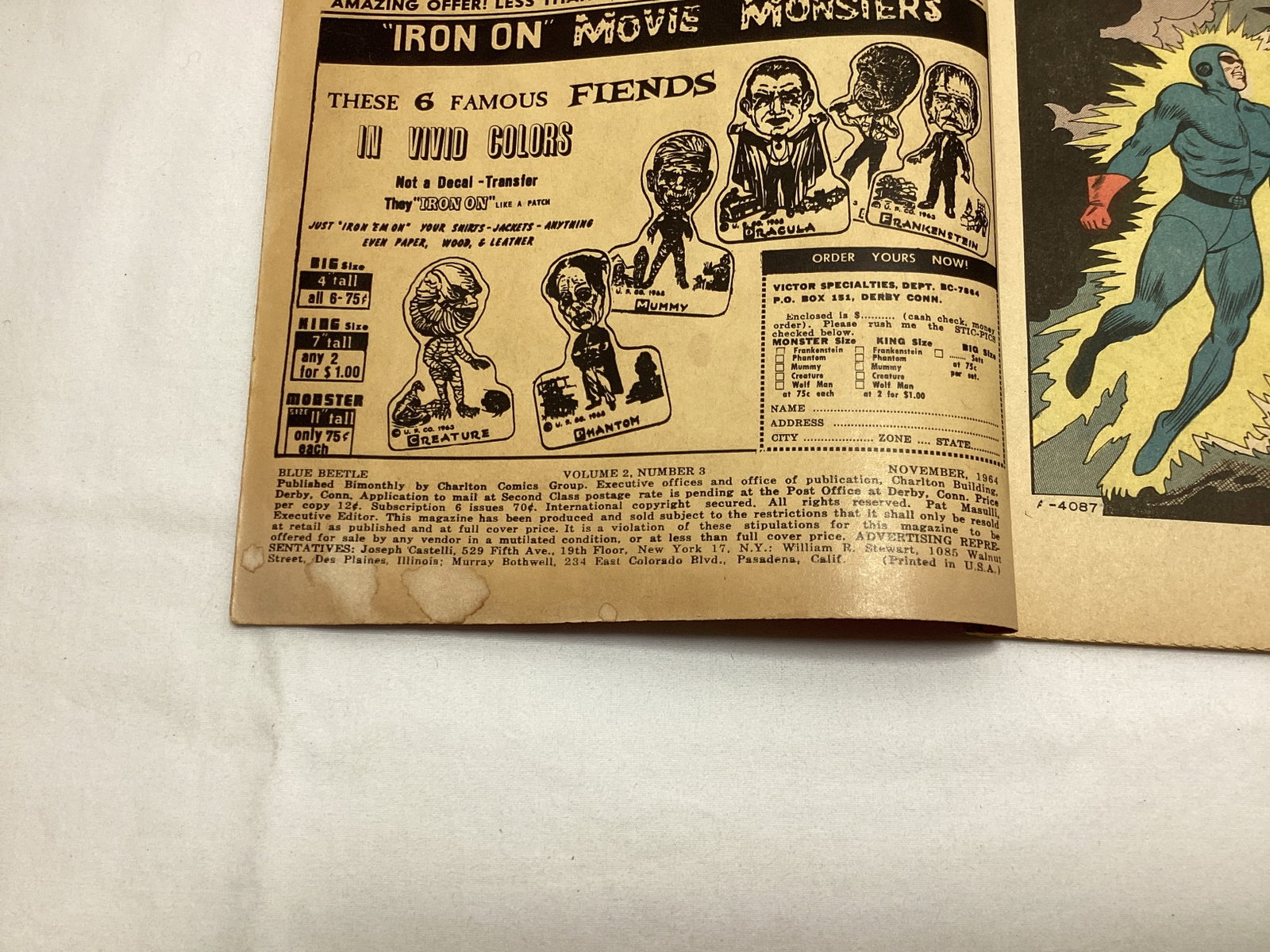 Blue Beetle 3 Charlton Comic Book - 7