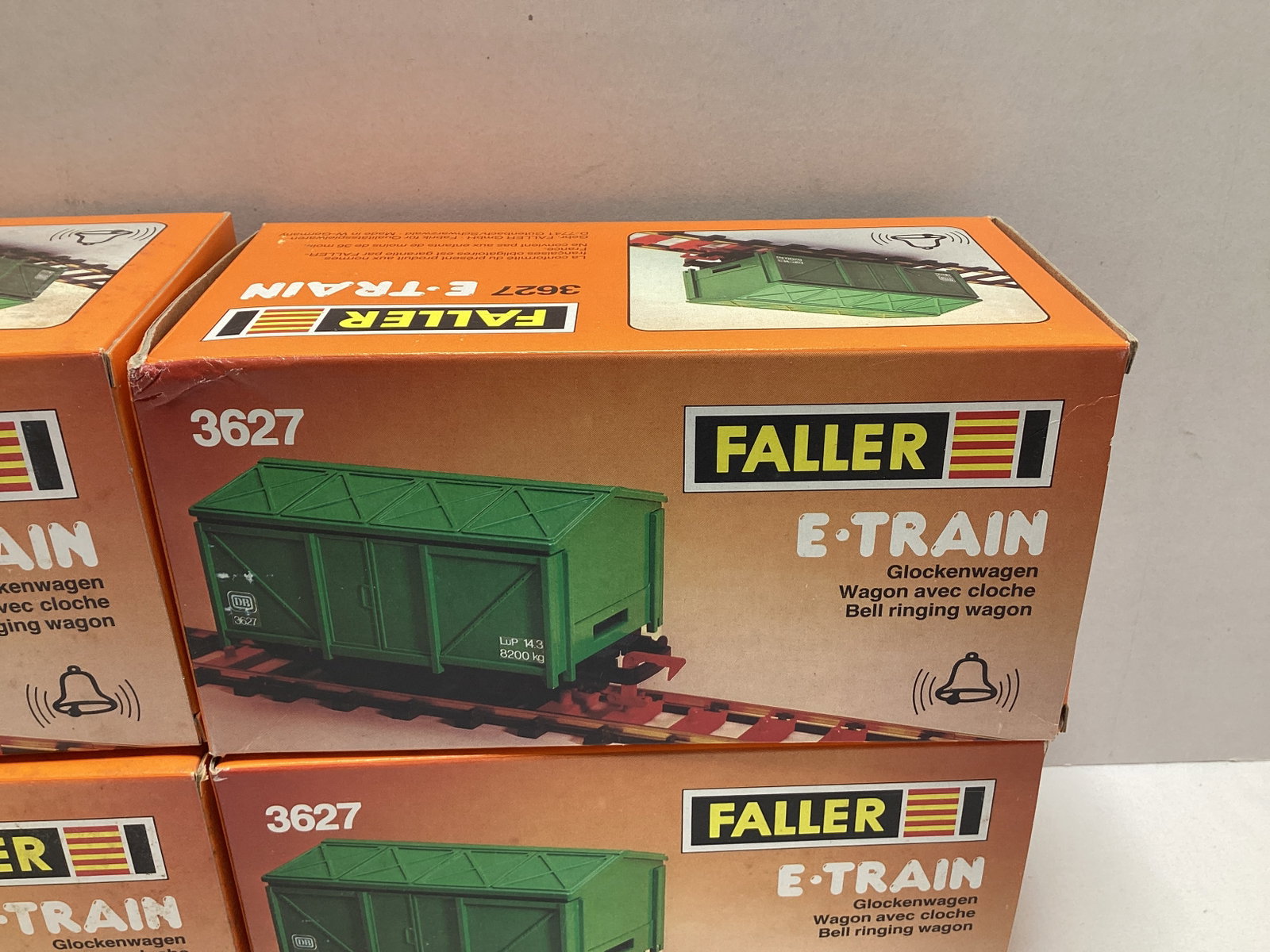 Four Faller E-Train 3627 Bell Ringing Wagons - 2