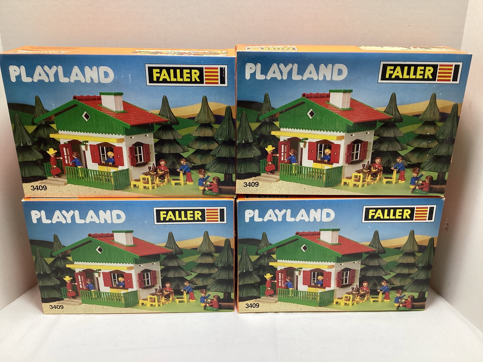 Four Faller Playland 3409 Playsets: made in West Germany