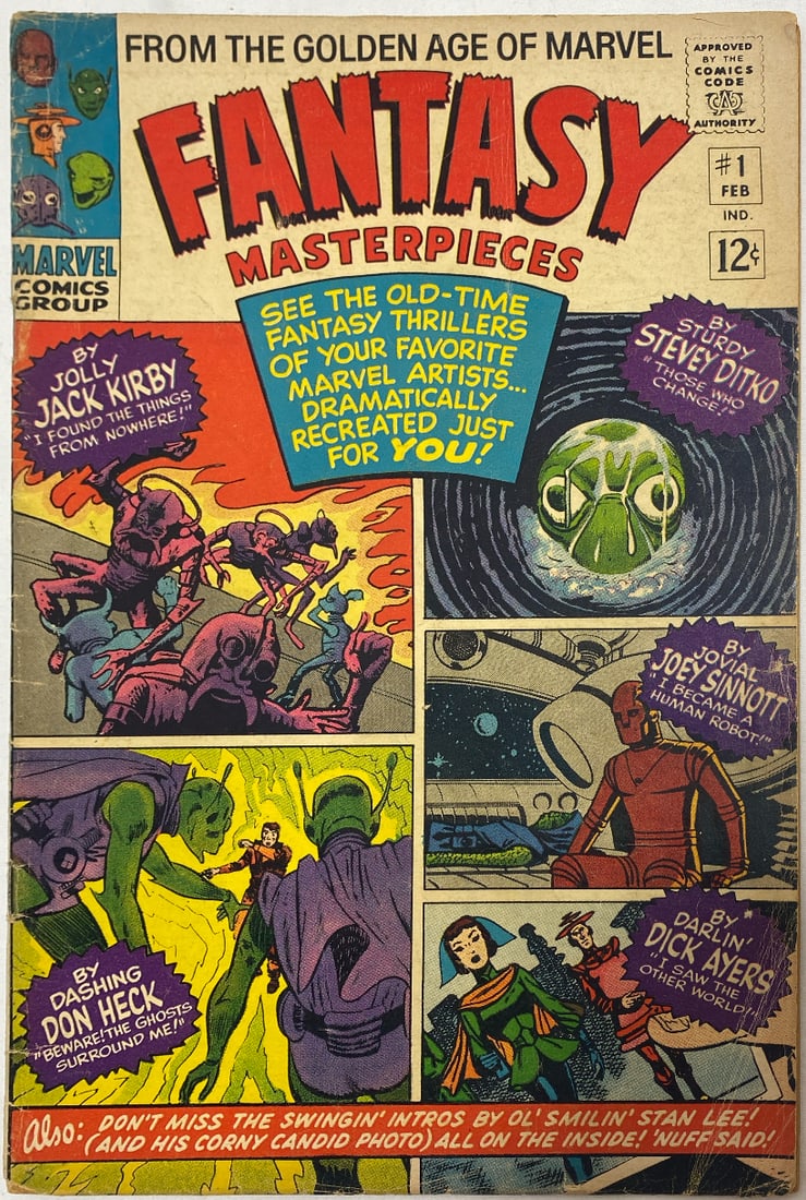 Fantasy Masterpieces 1 Marvel Comic Book (1 of 8)