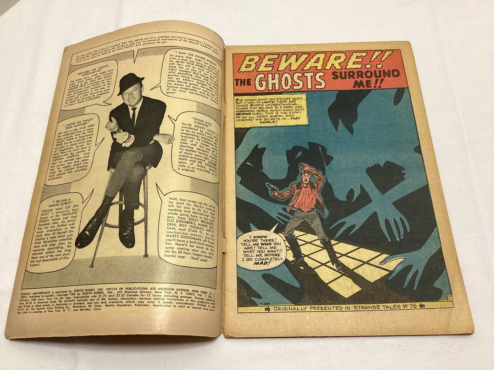 Fantasy Masterpieces 1 Marvel Comic Book - 6