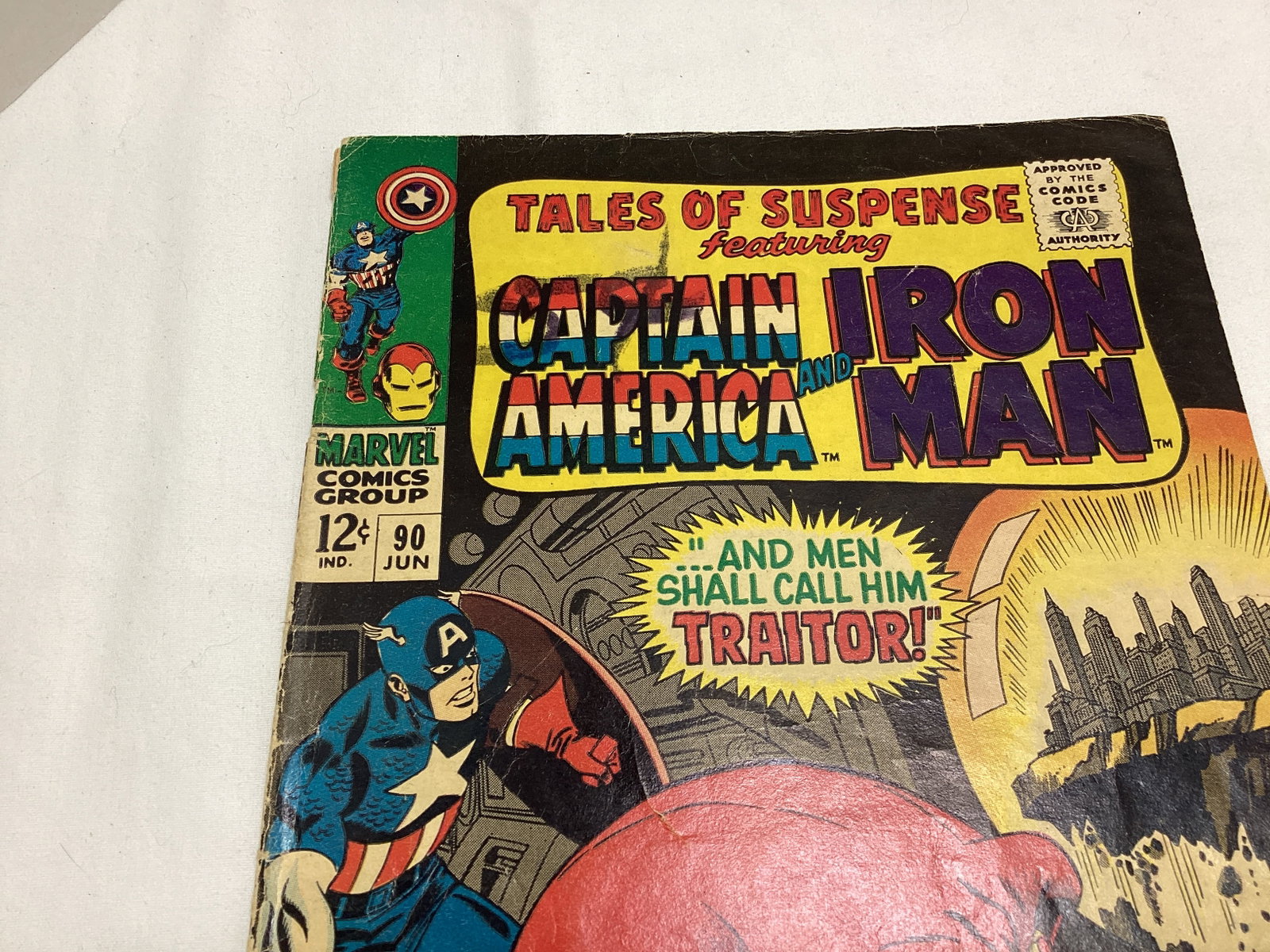 Tales of Suspense 90 Marvel Captain America Iron Man Comic Book - 2