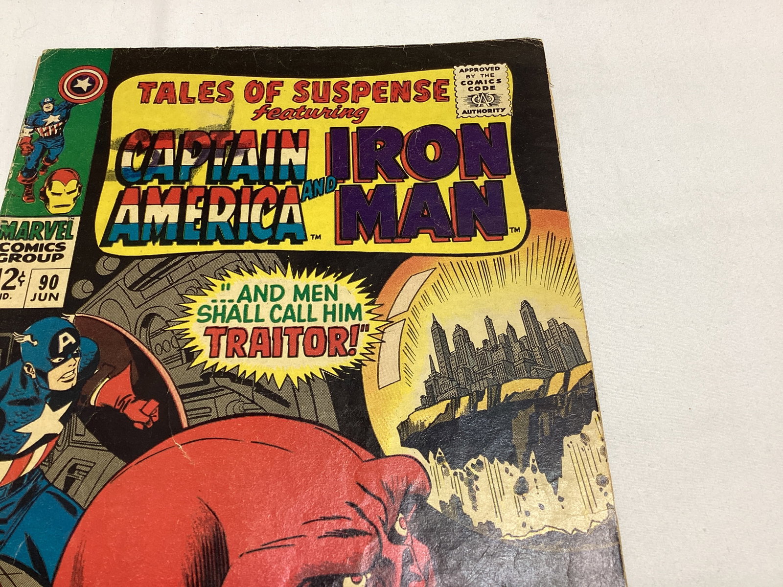 Tales of Suspense 90 Marvel Captain America Iron Man Comic Book - 3