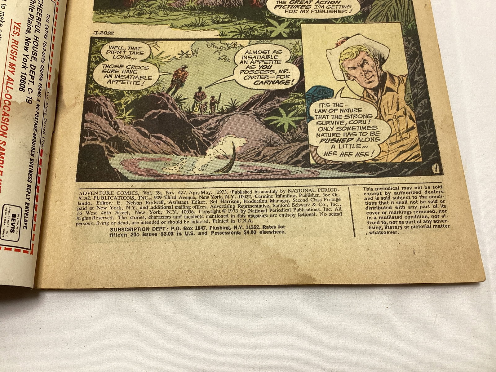 All New Adventure Comics 427 DC Comic Book - 7