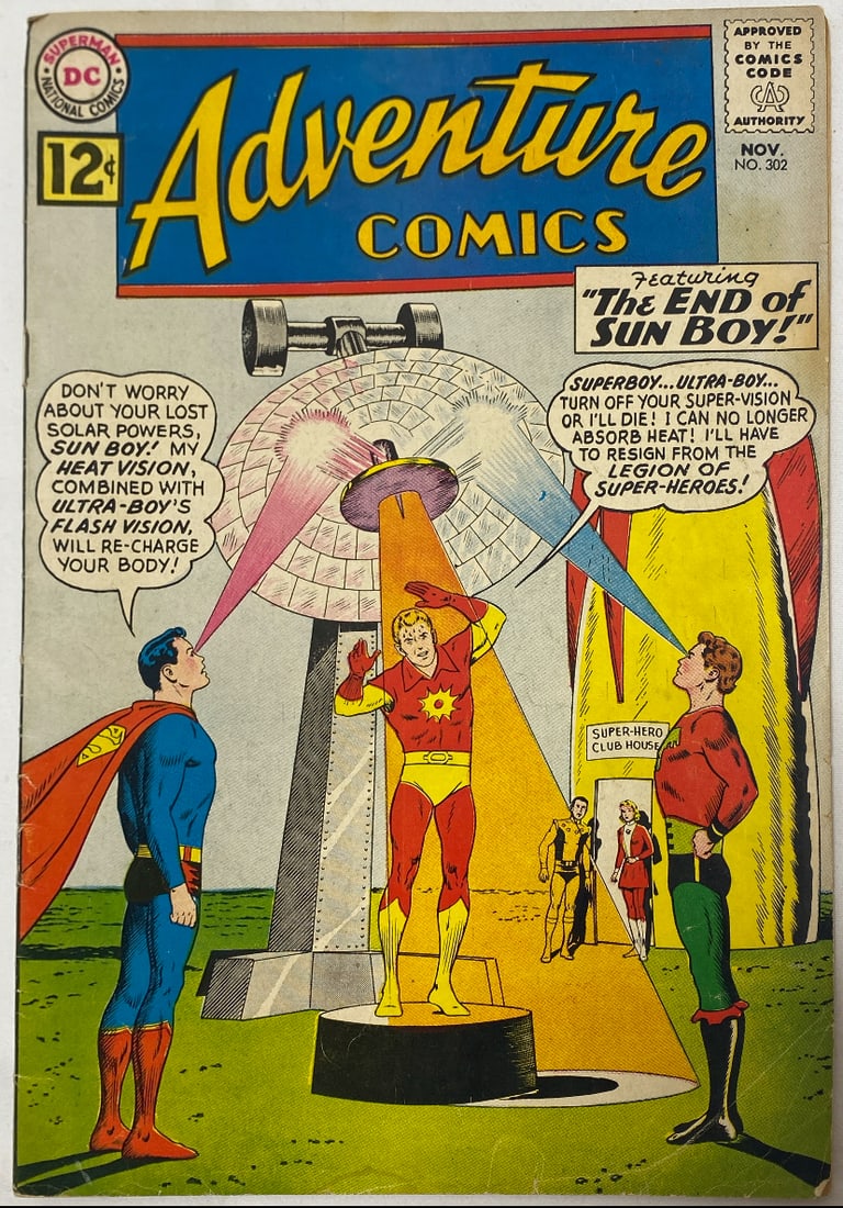 Adventure Comics 302 DC Superboy Comic Book: 1962
