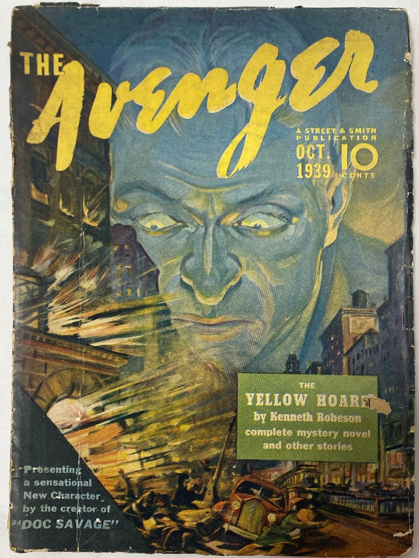 The Avenger October 1939 Issue Magazine: .