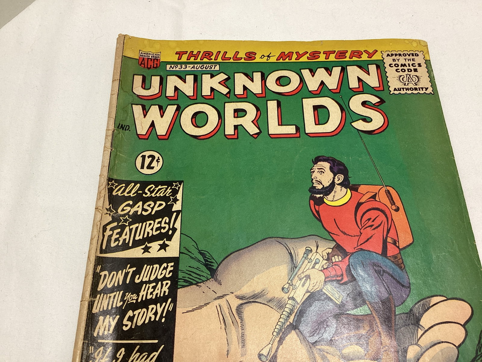 Unknown Worlds 33 ACG Comic Book - 2