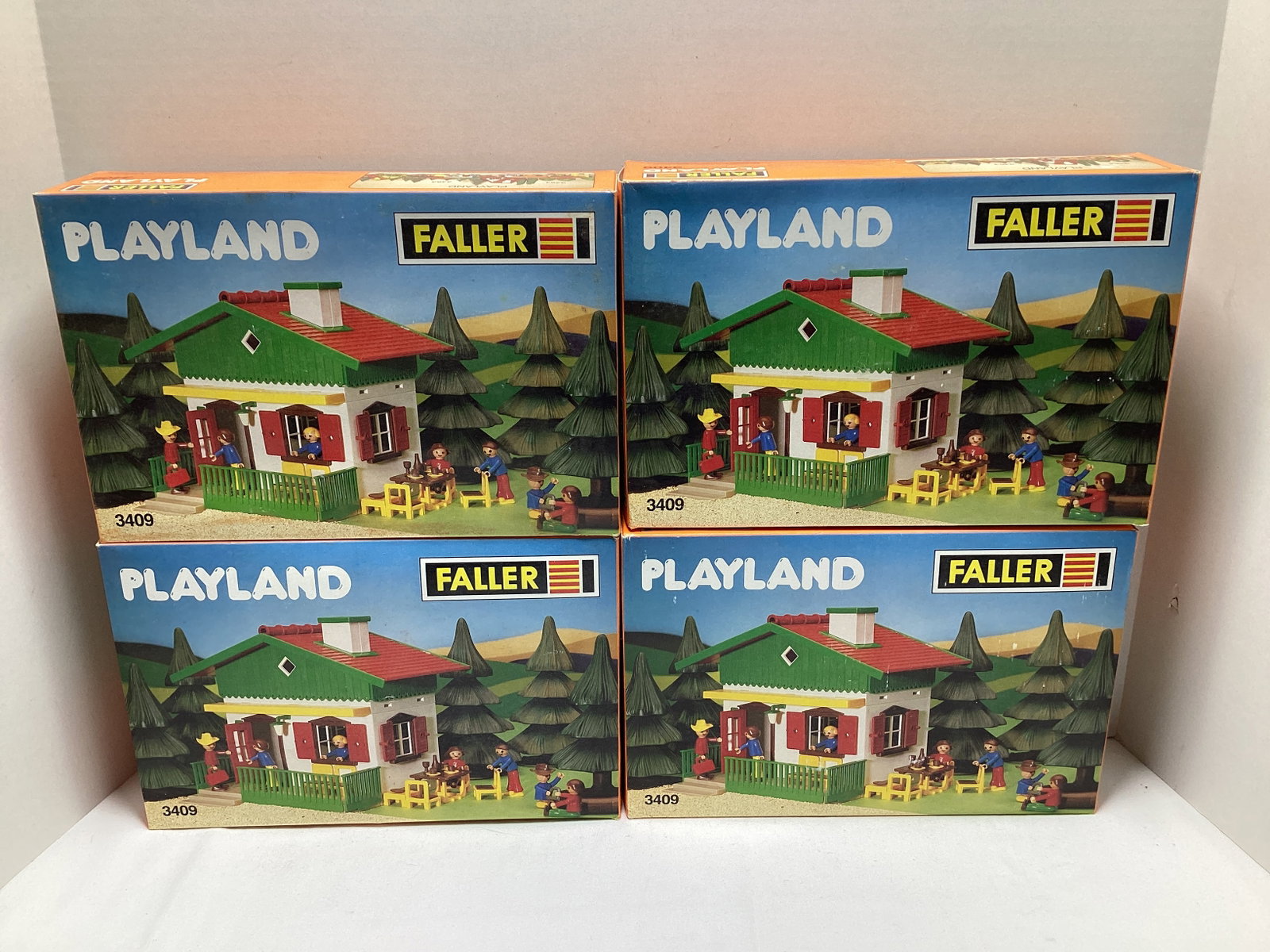Four Faller Playland 3409 Playsets: made in West Germany