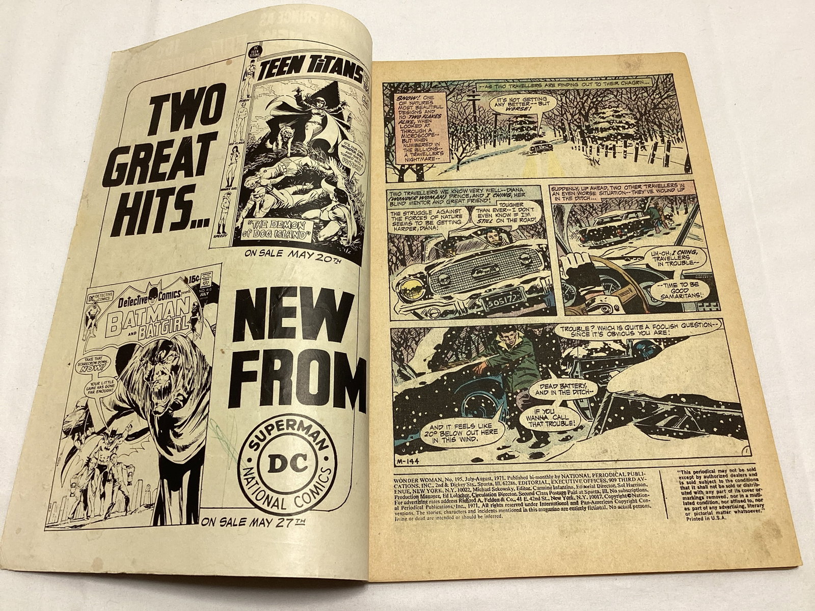The New Wonder Woman 195 DC Comic Book - 6