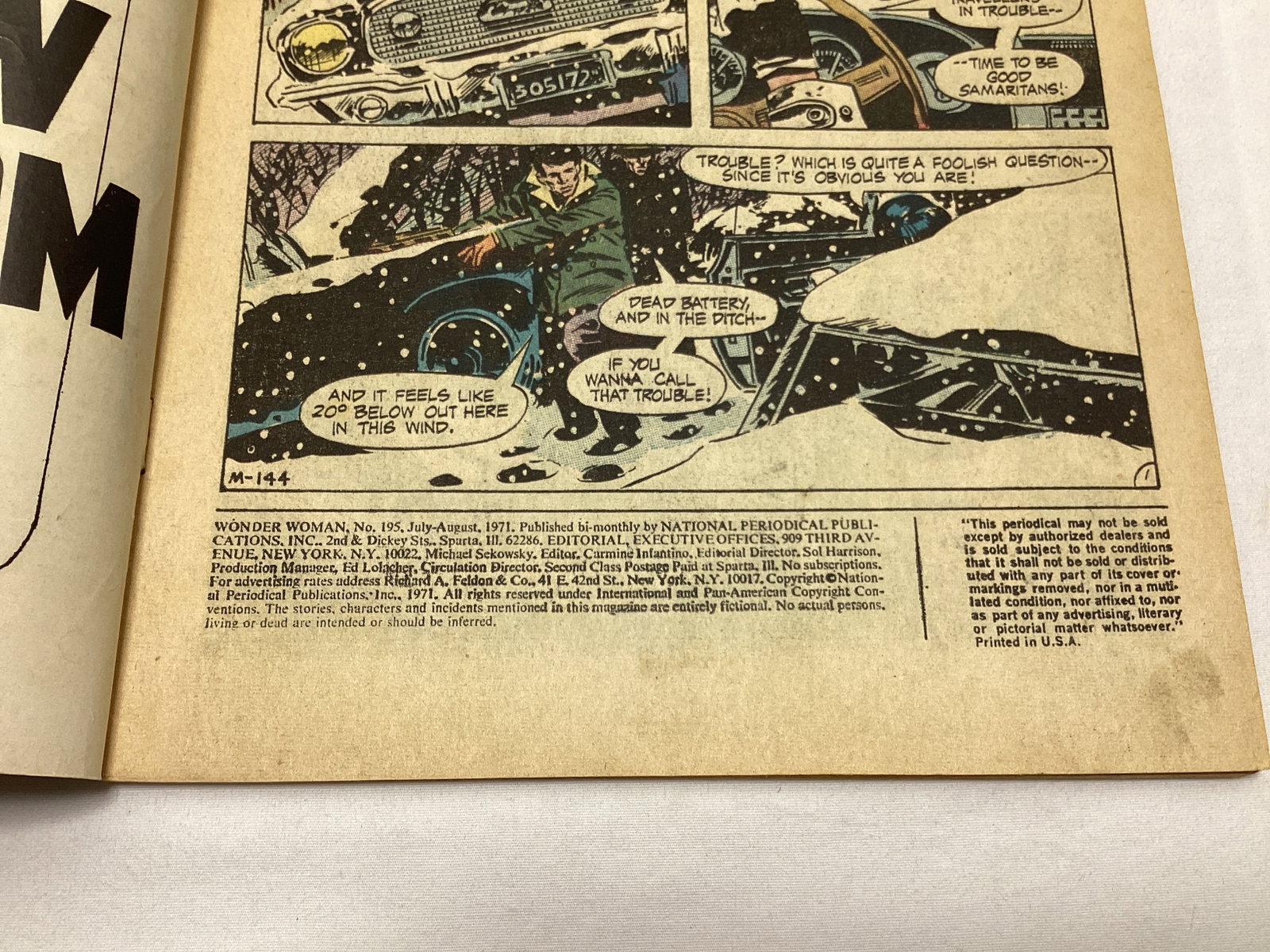 The New Wonder Woman 195 DC Comic Book - 7