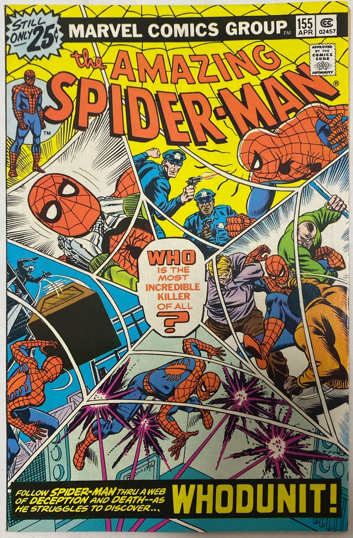 The Amazing Spider-Man 155 Marvel Comic Book: 1976