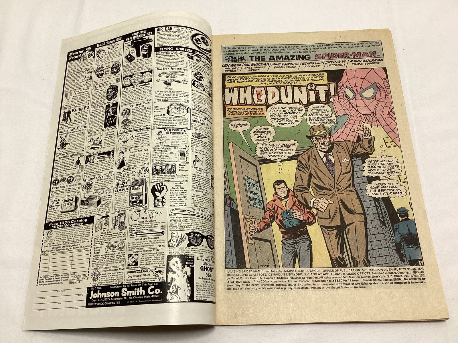 The Amazing Spider-Man 155 Marvel Comic Book - 6