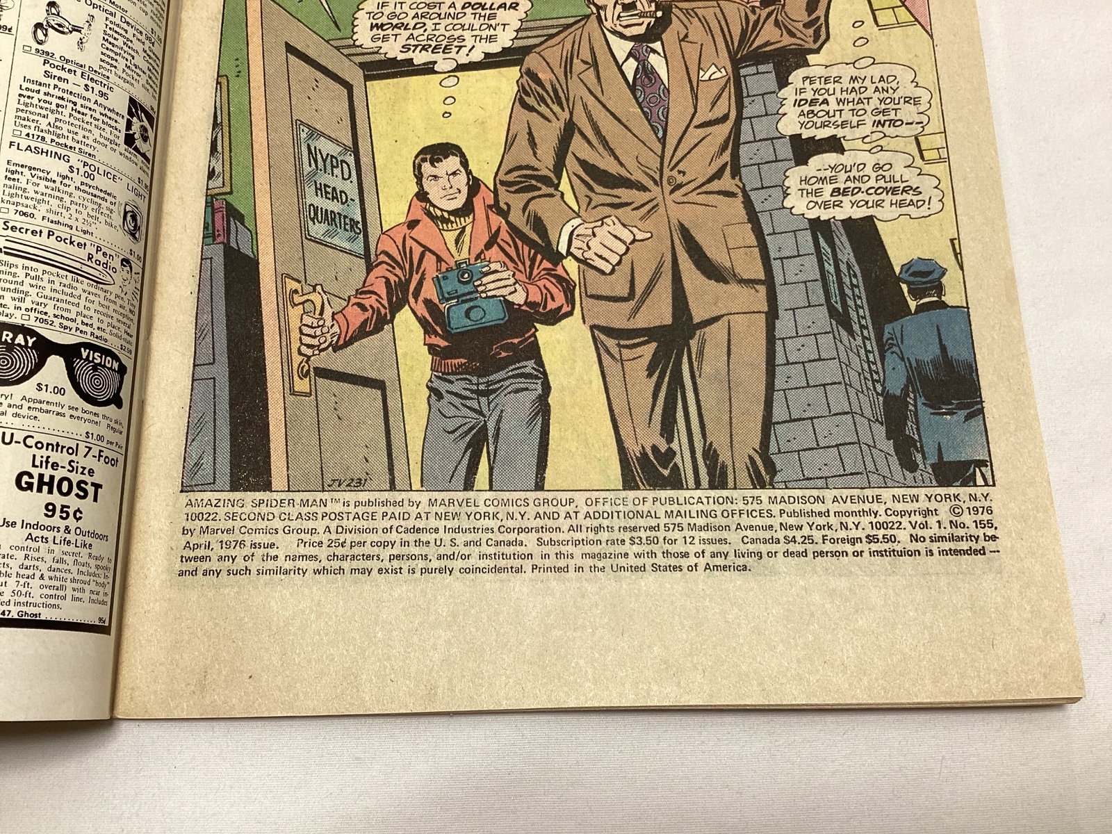 The Amazing Spider-Man 155 Marvel Comic Book - 7