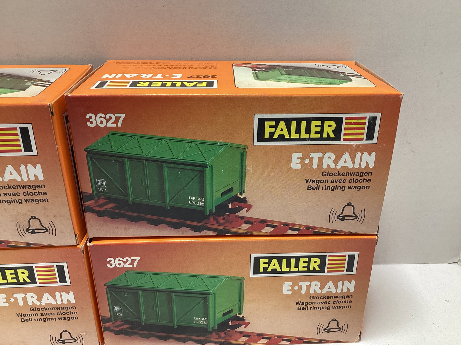 Four Faller E-Train 3627 Bell Ringing Wagons - 2