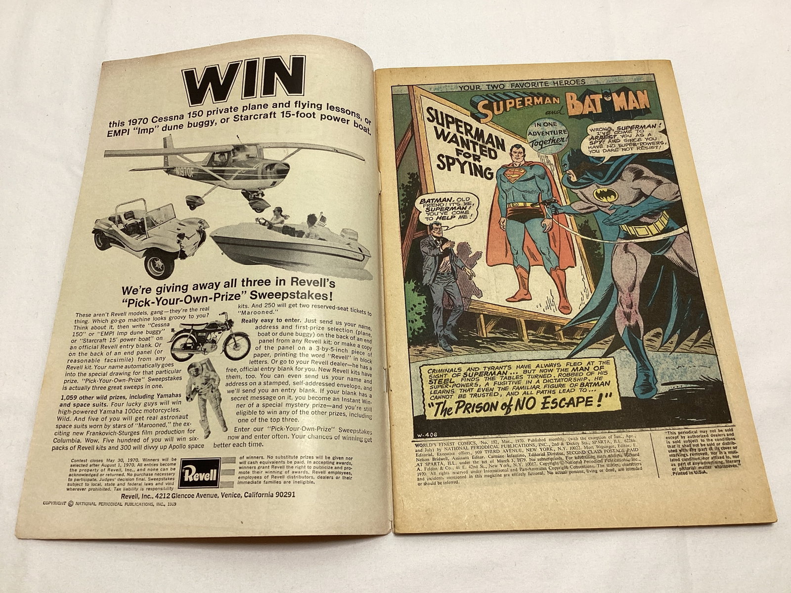 World's Finest Comics 192 DC Superman Batman Comic Book - 6