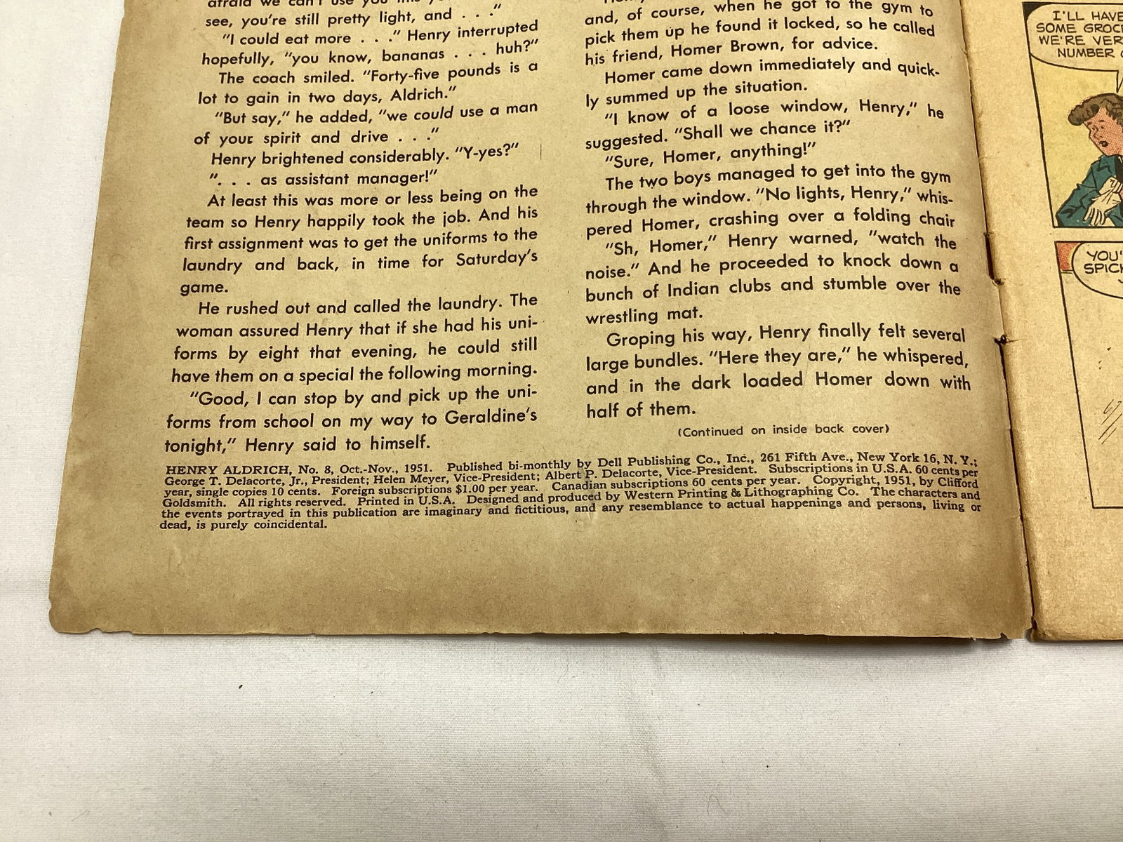 Henry Aldrich 8 Dell Comic Book - 7