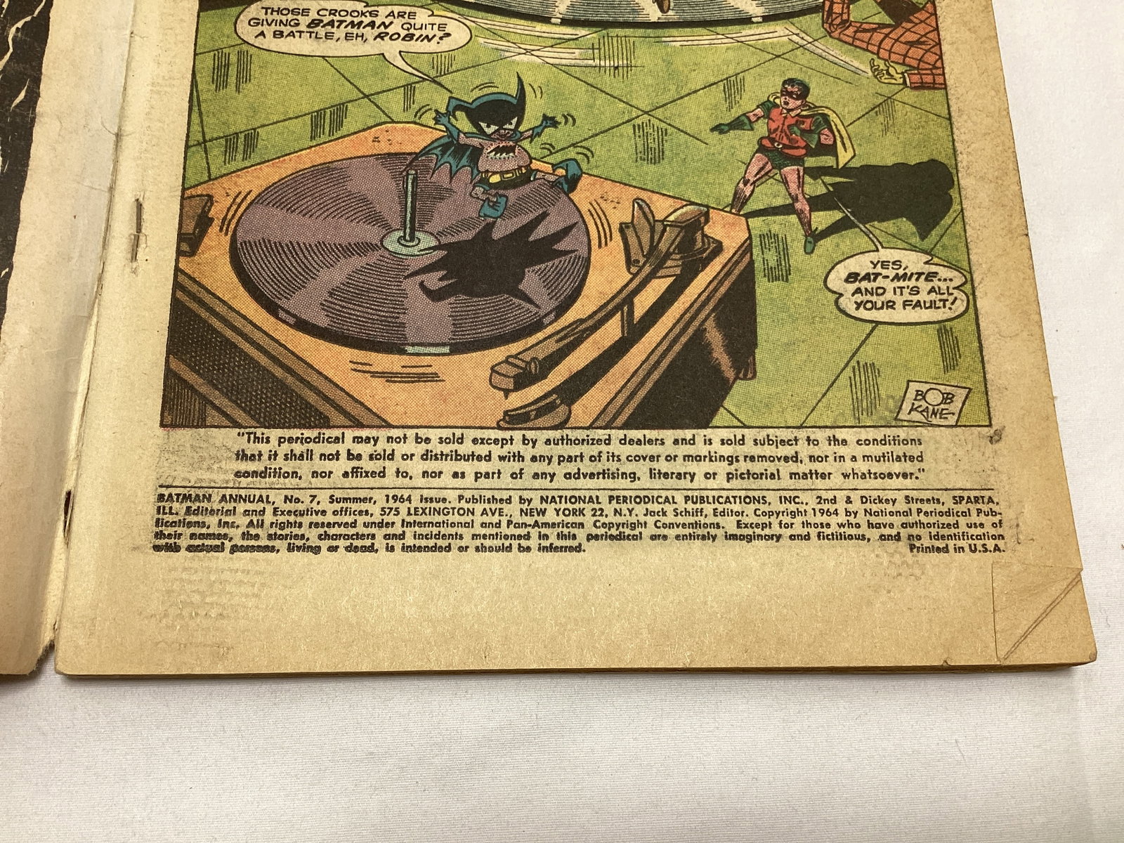 Giant Batman Annual 7 DC Comic Book - 7