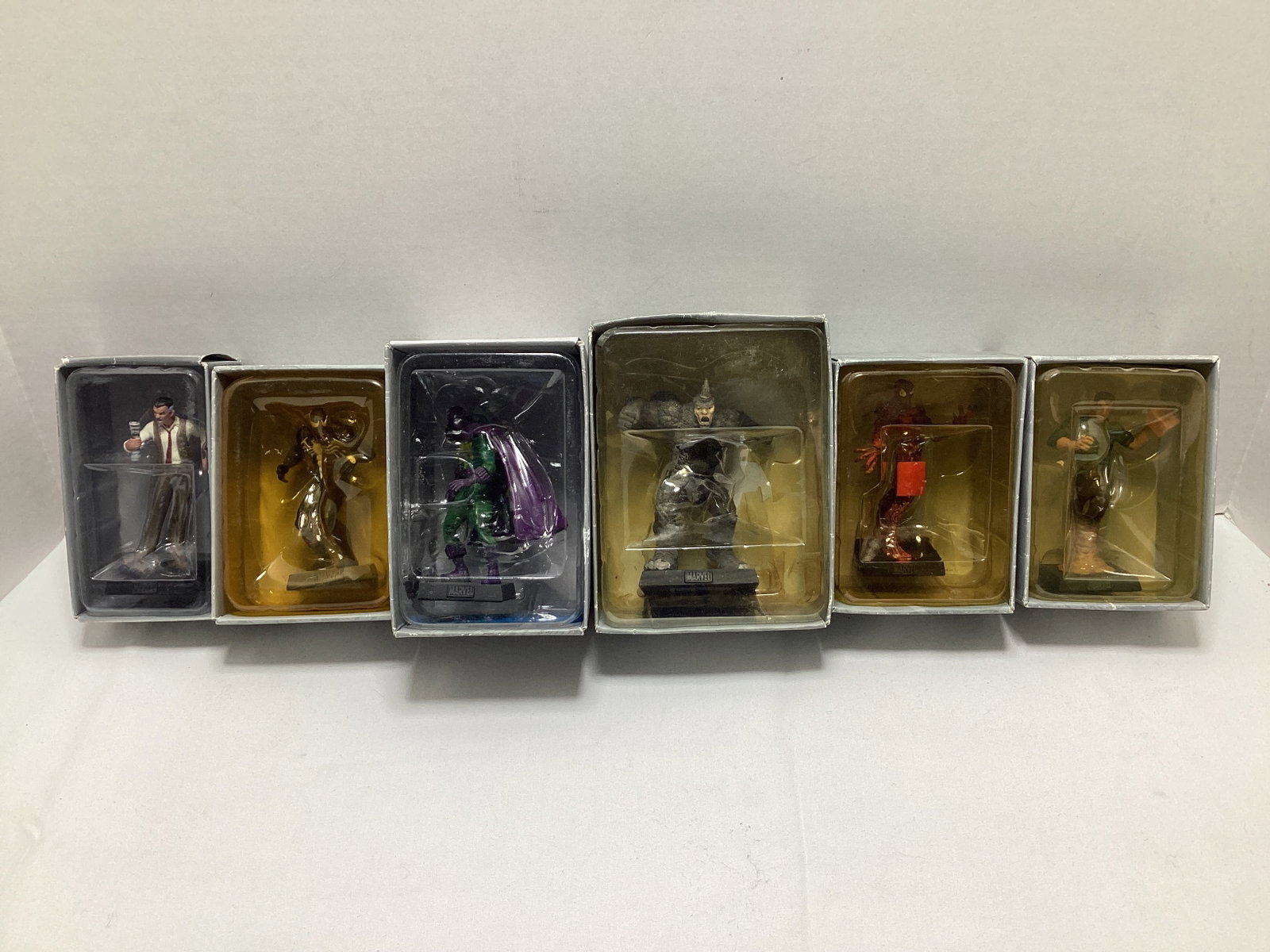 Six Eaglemoss Marvel Spider-Man Villain Diecast Models (1 of 7)