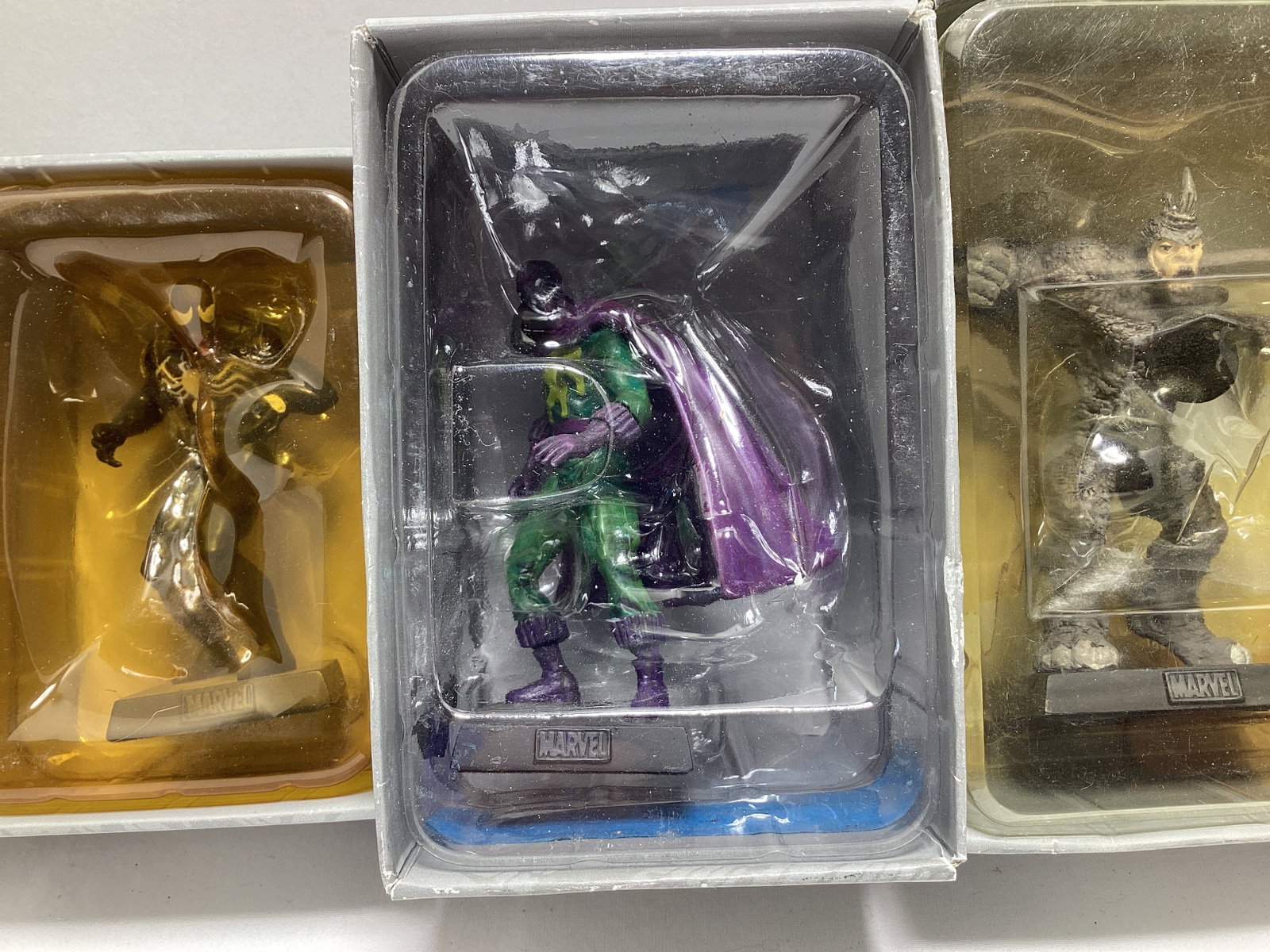 Six Eaglemoss Marvel Spider-Man Villain Diecast Models - 4