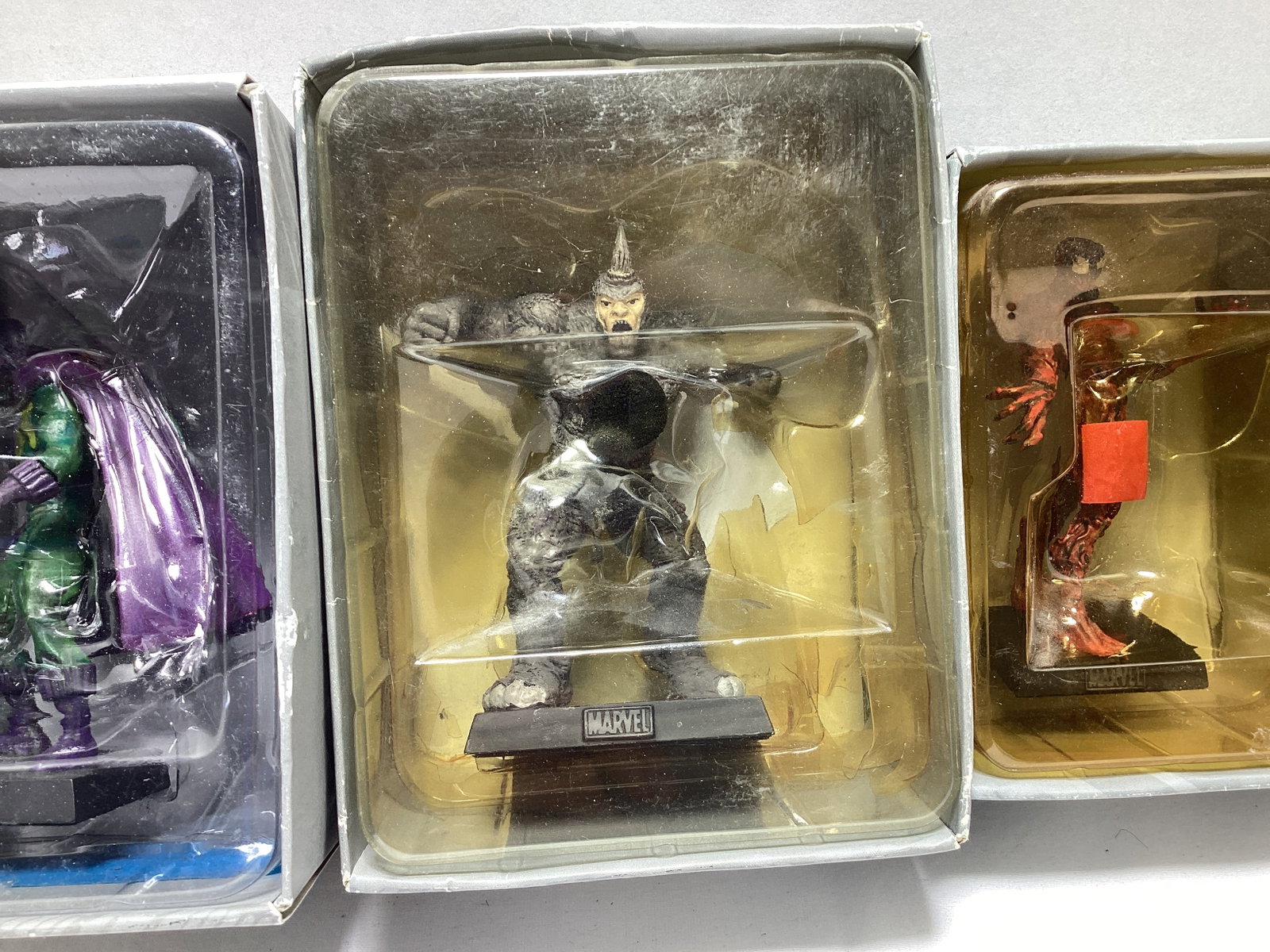 Six Eaglemoss Marvel Spider-Man Villain Diecast Models - 5