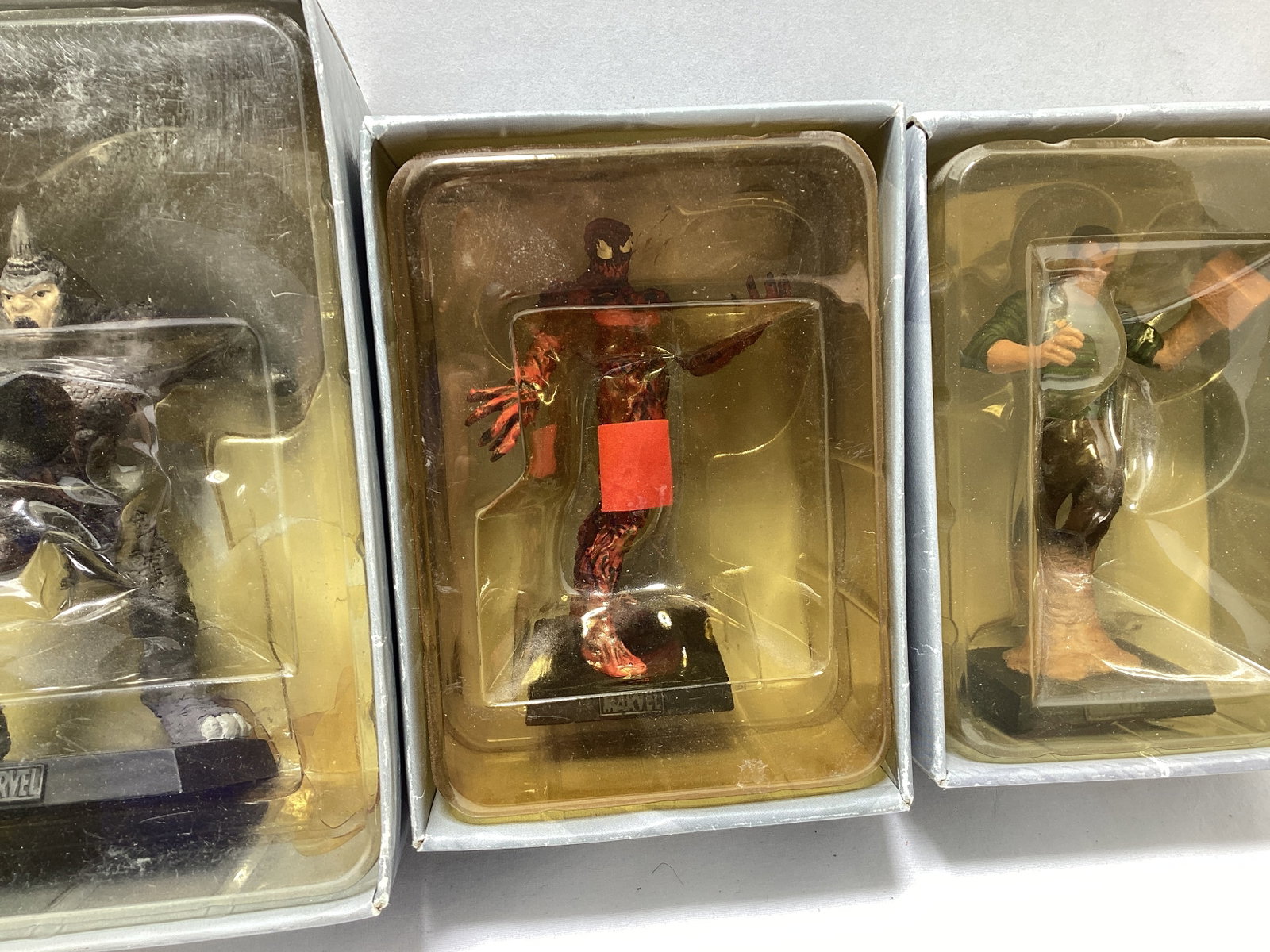 Six Eaglemoss Marvel Spider-Man Villain Diecast Models - 6