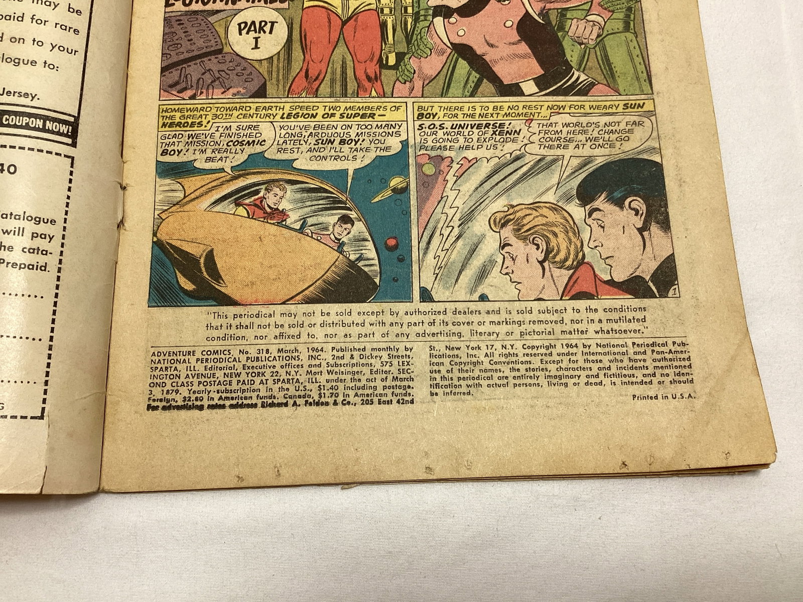 Adventure Comics 318 DC Superboy Comic Book - 7