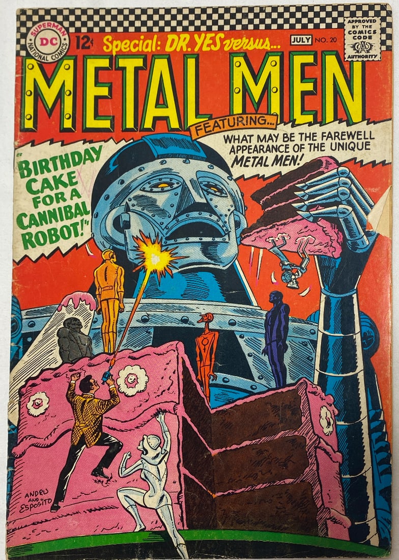 Metal Men 20 DC Comic Book (1 of 8)
