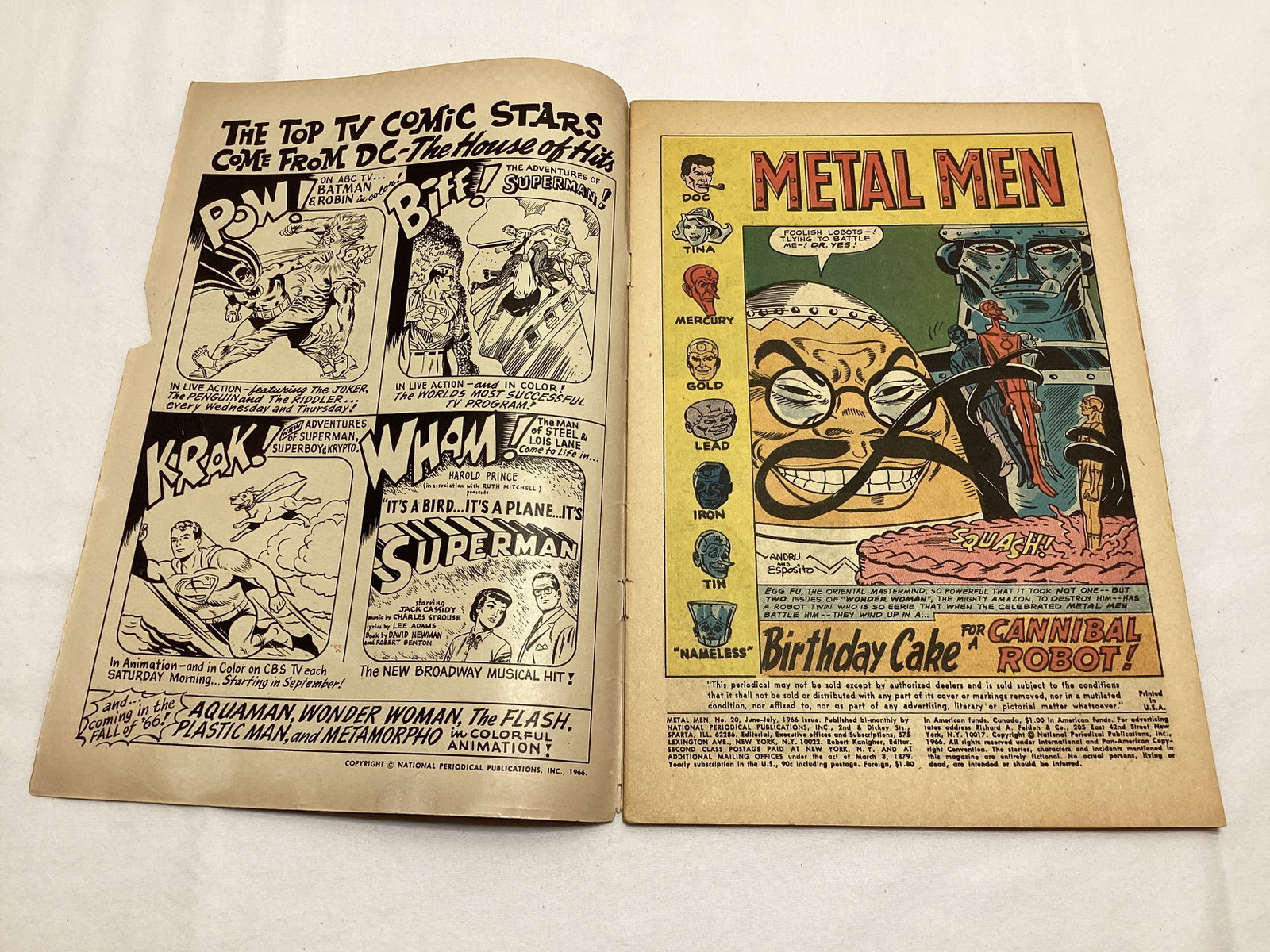 Metal Men 20 DC Comic Book - 6
