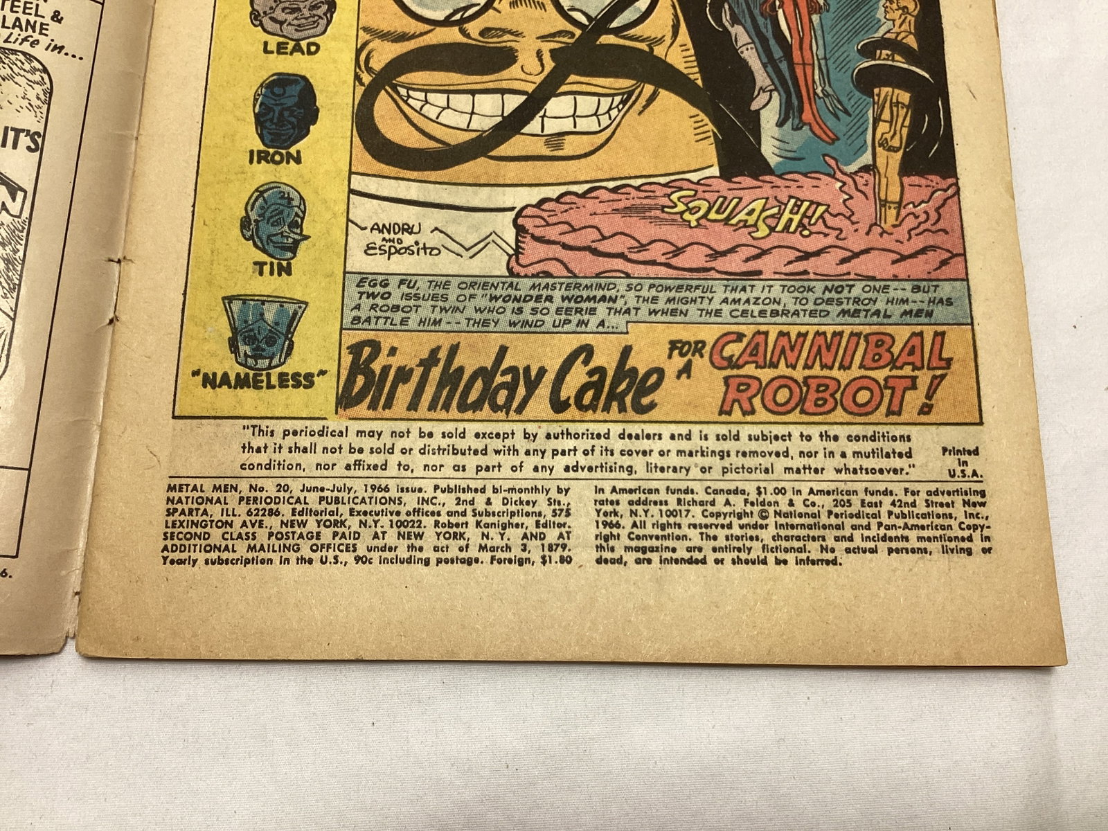 Metal Men 20 DC Comic Book - 7