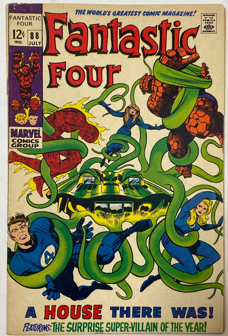 Fantastic Four 88 Marvel Comic Book: 1969