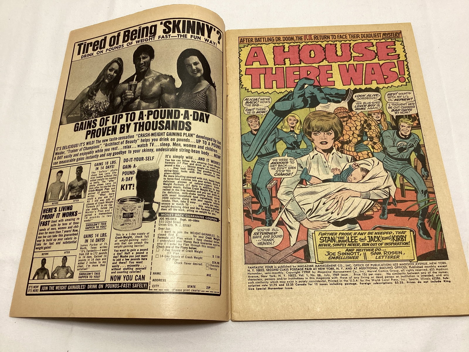 Fantastic Four 88 Marvel Comic Book - 6