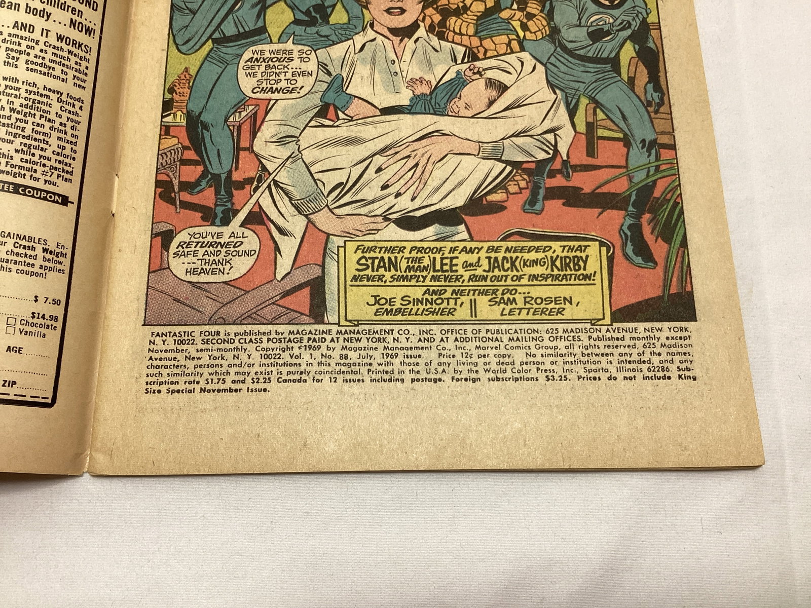 Fantastic Four 88 Marvel Comic Book - 7