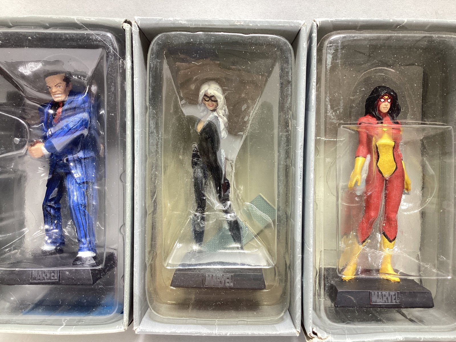 Five Eaglemoss Marvel Spider-Woman and Villains Diecast Models - 3