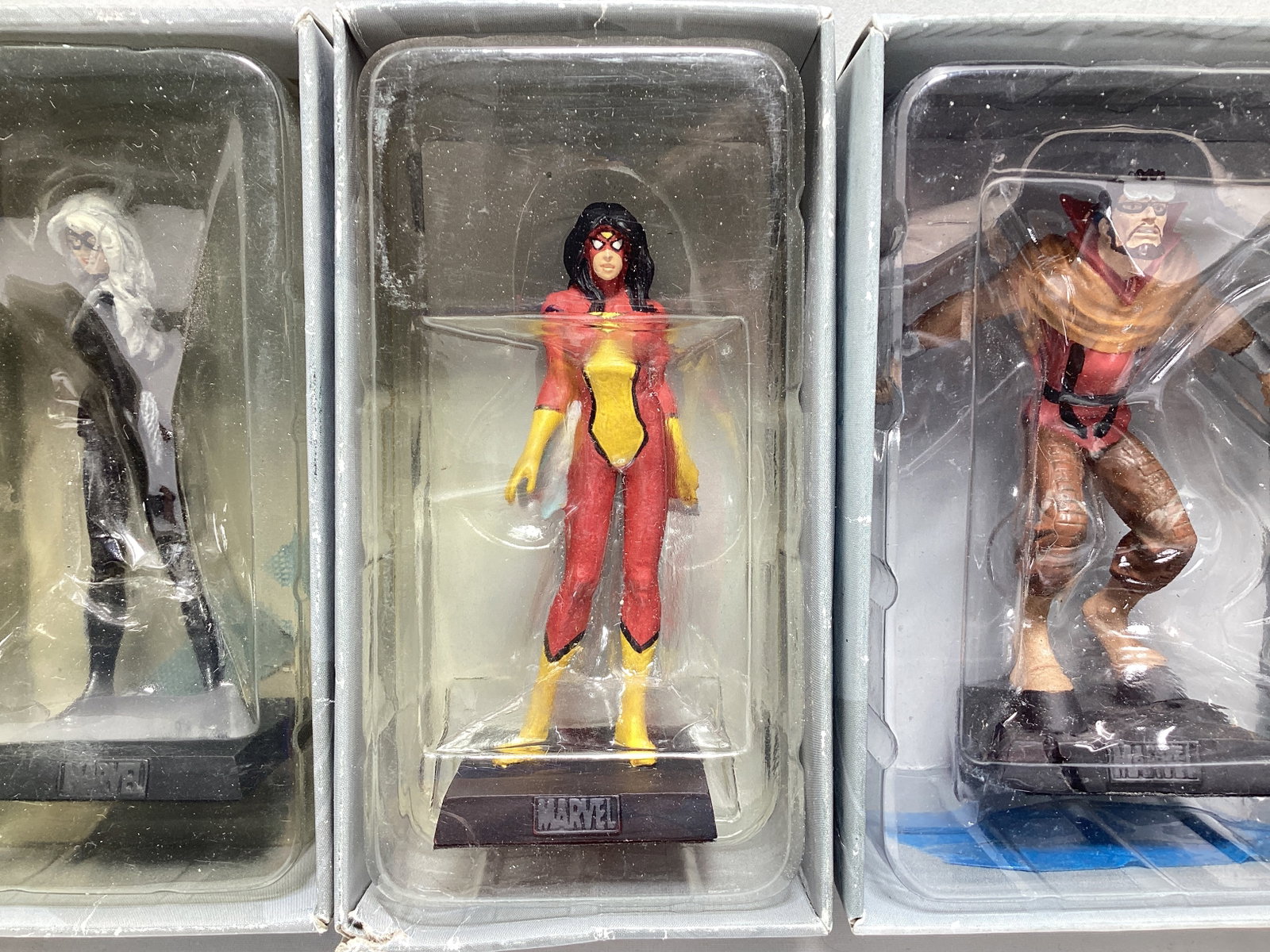 Five Eaglemoss Marvel Spider-Woman and Villains Diecast Models - 4