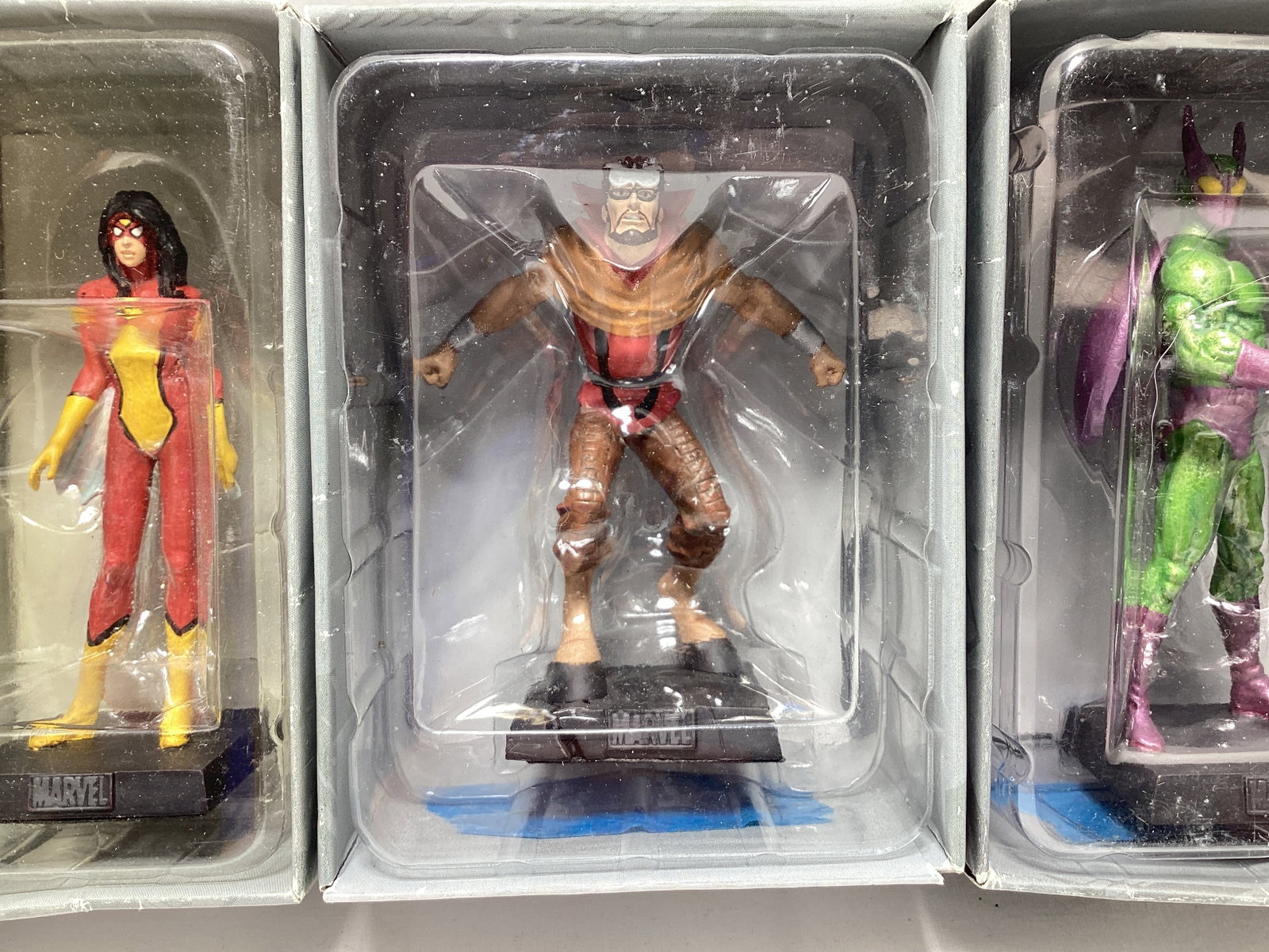 Five Eaglemoss Marvel Spider-Woman and Villains Diecast Models - 5