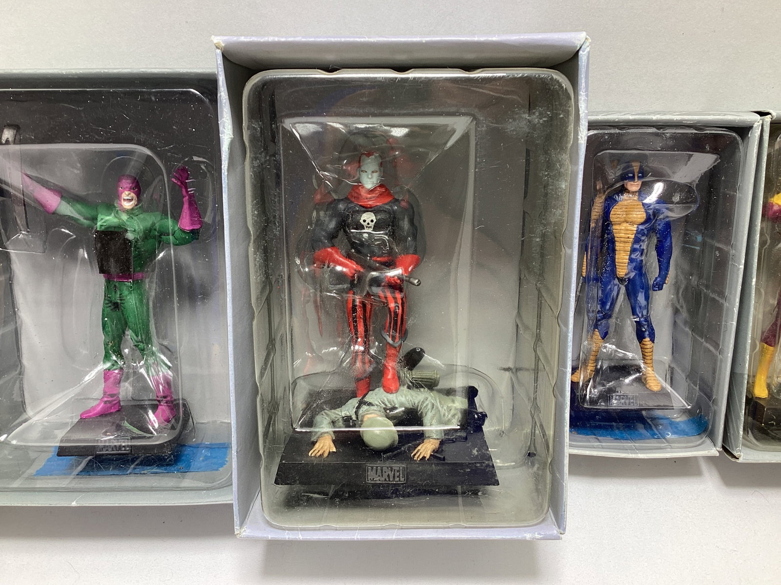 Six Eaglemoss Marvel Villain Diecast Models - 4