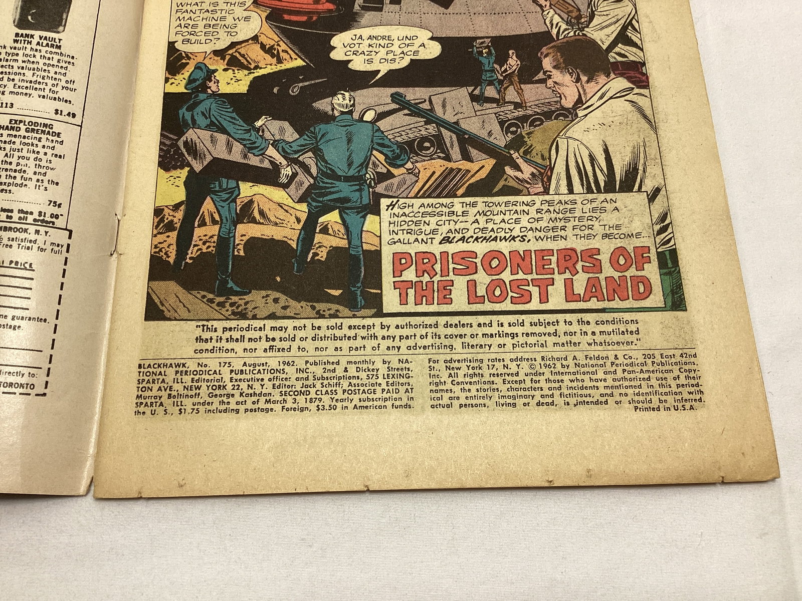 Blackhawk 175 DC Comic Book - 7
