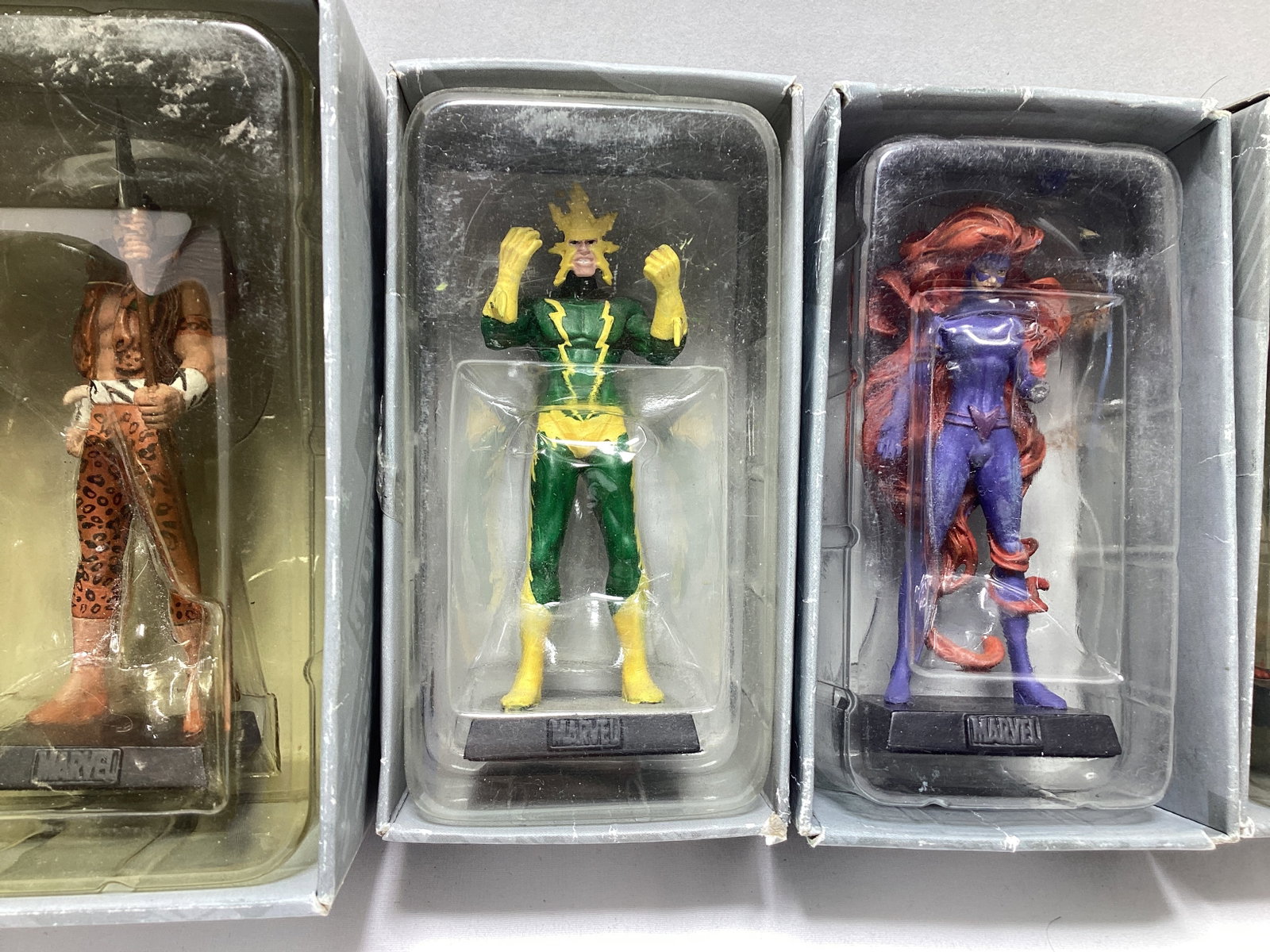 Six Eaglemoss Marvel Spider-Man and Villains Diecast Models - 5