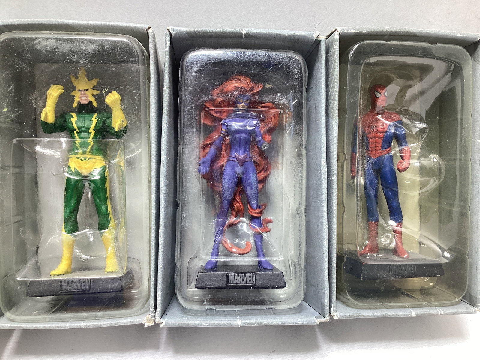 Six Eaglemoss Marvel Spider-Man and Villains Diecast Models - 6