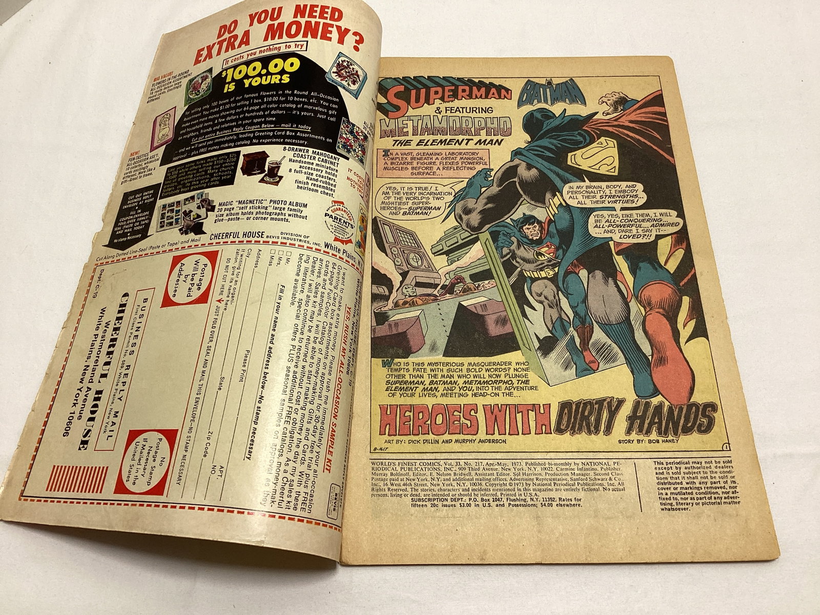 World's Finest Comics 217 DC Superman Batman Comic Book - 6